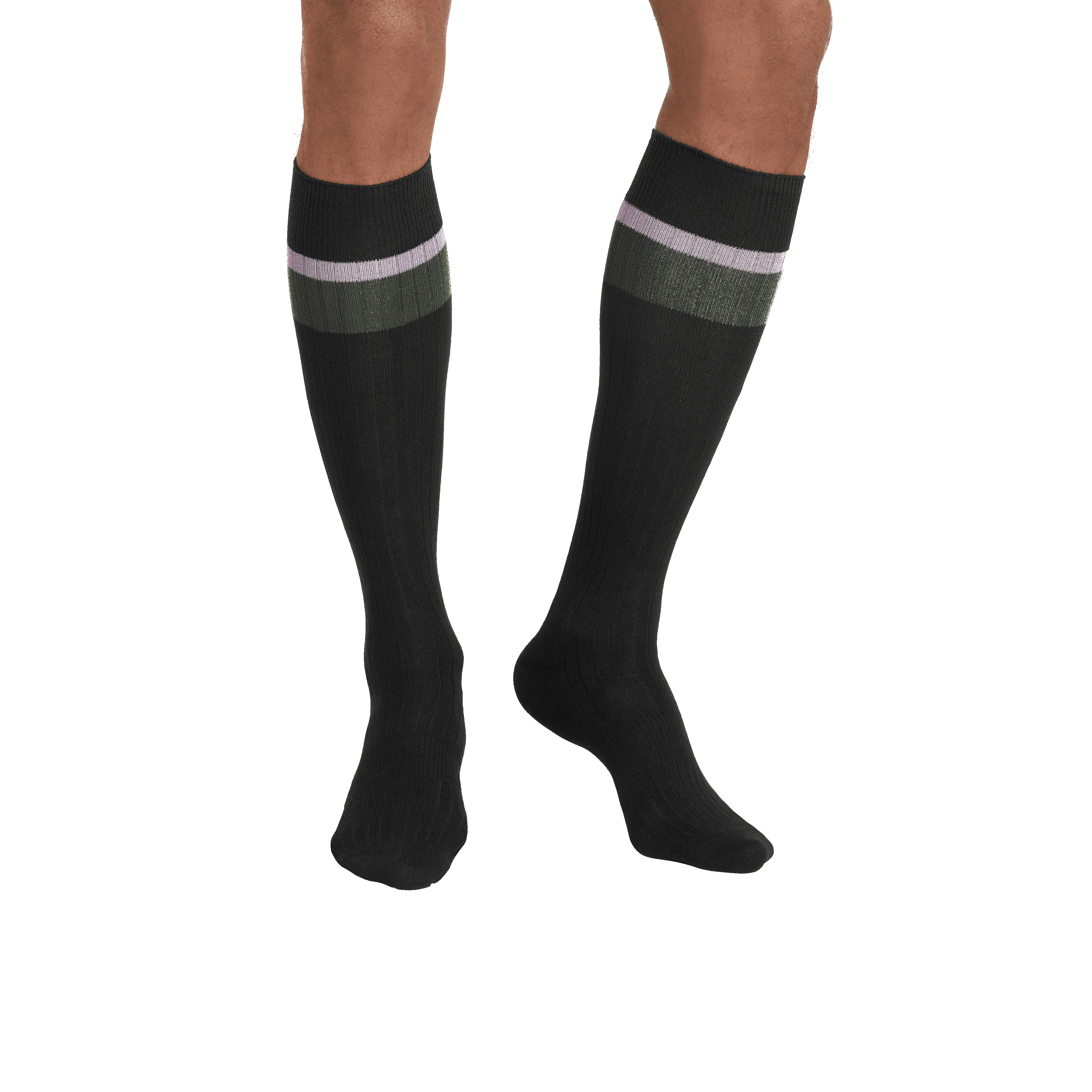 Men's Ribbed Dress Over the Calf Sock 8-Pack sold by Bombas product image thumbnail 2