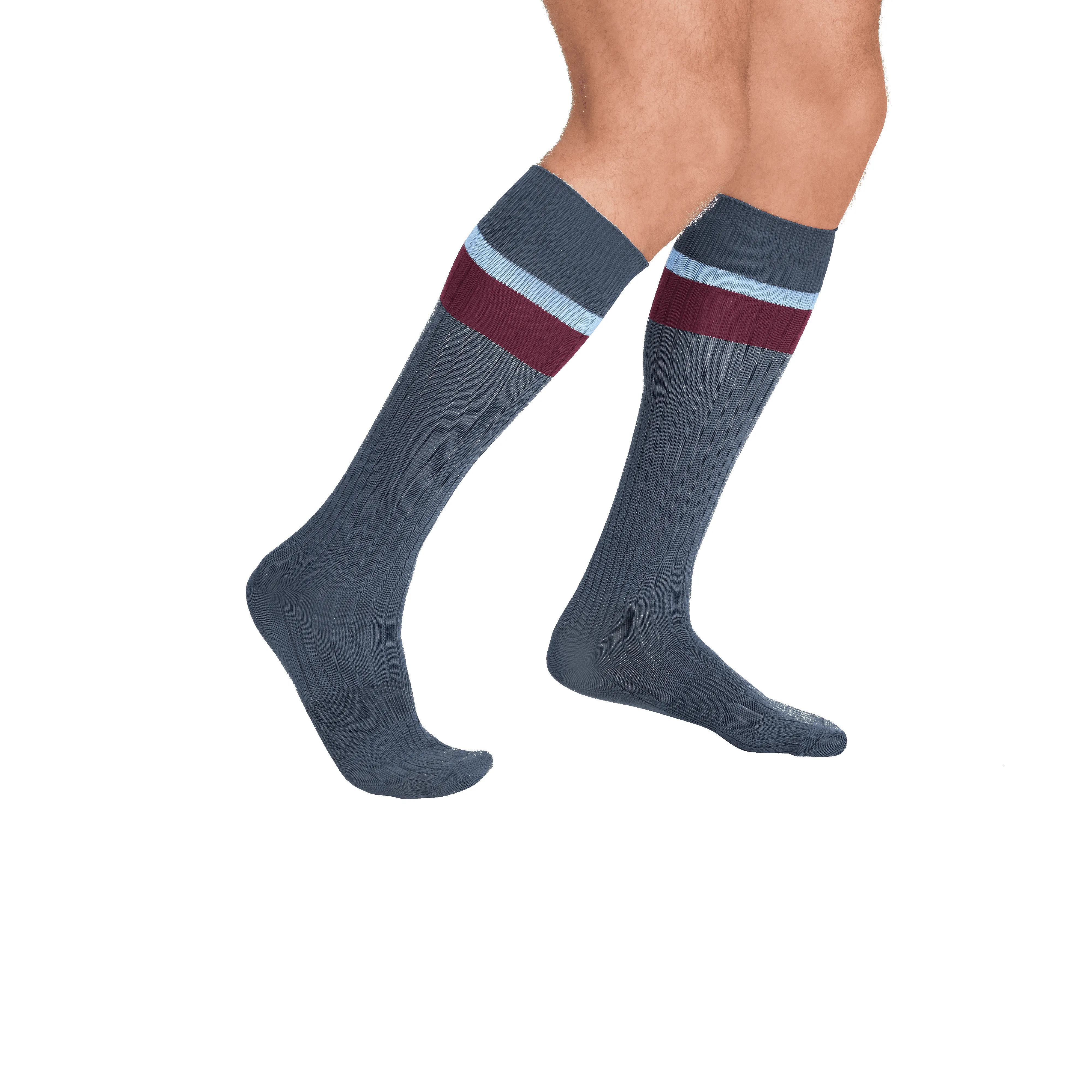 Men's Ribbed Dress Over the Calf Sock 8-Pack sold by Bombas product image thumbnail 3