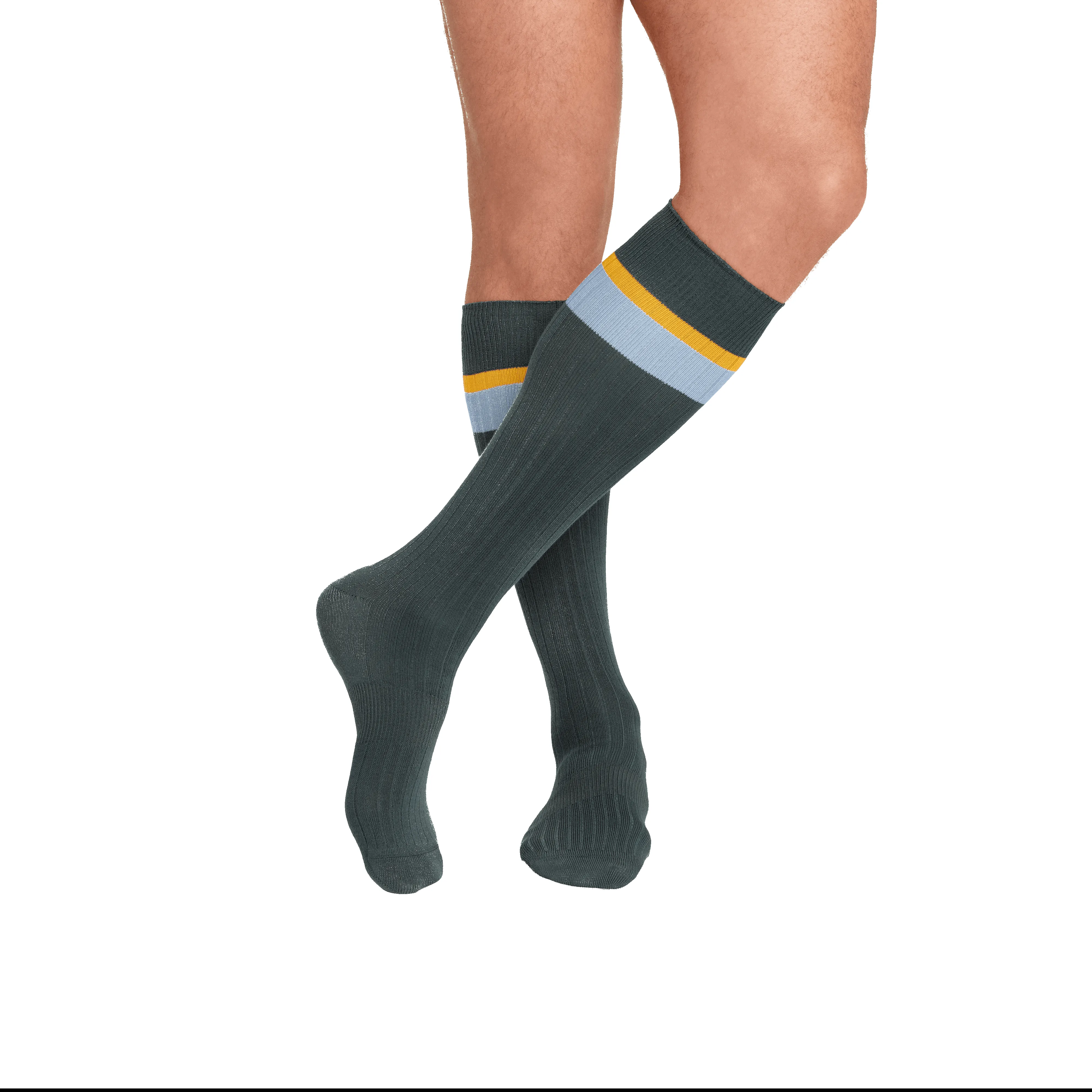 Men's Ribbed Dress Over the Calf Sock 8-Pack sold by Bombas product image thumbnail 4