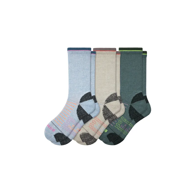 Women's Merino Wool Blend Hiking Calf Sock 3-Pack sold by Bombas