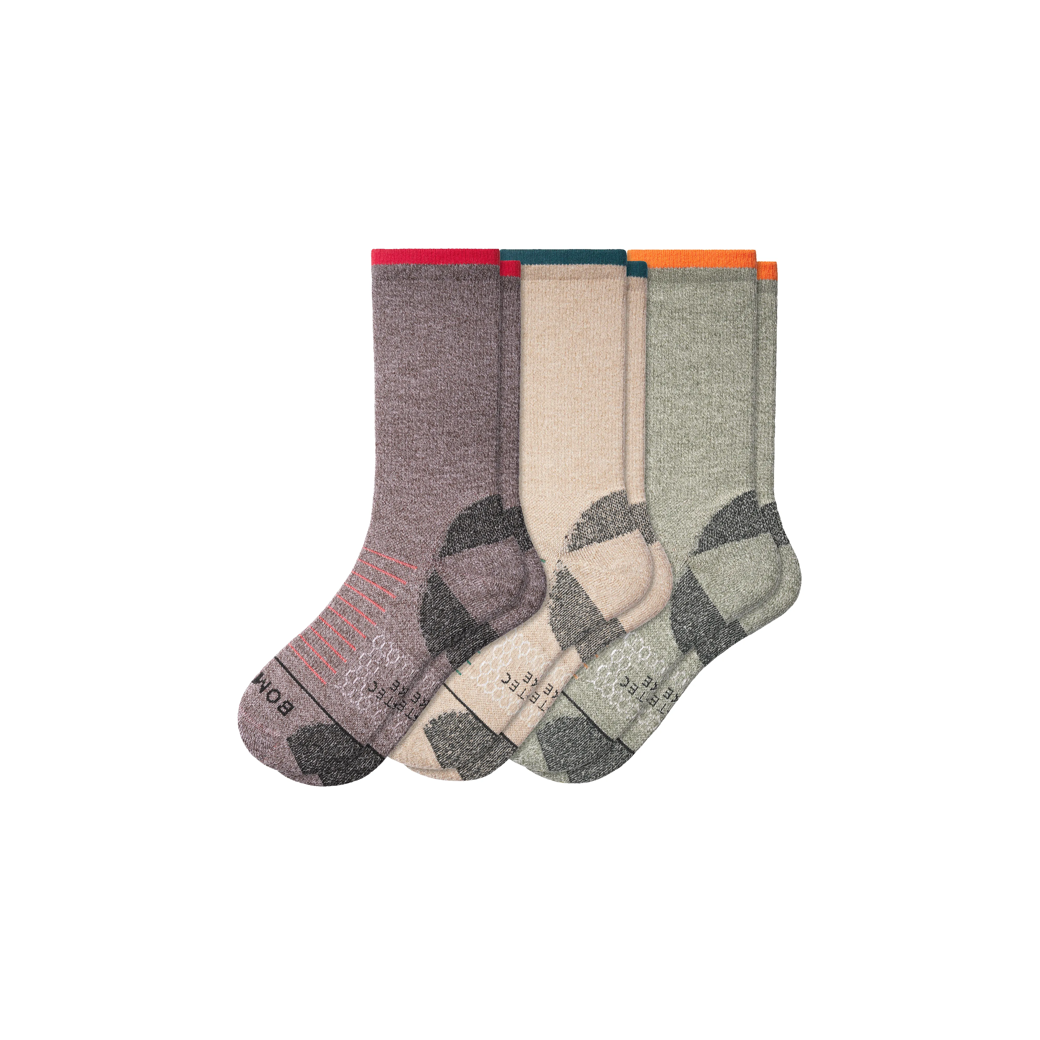 Women's Merino Wool Blend Hiking Calf Sock 3-Pack sold by Bombas product image thumbnail 2