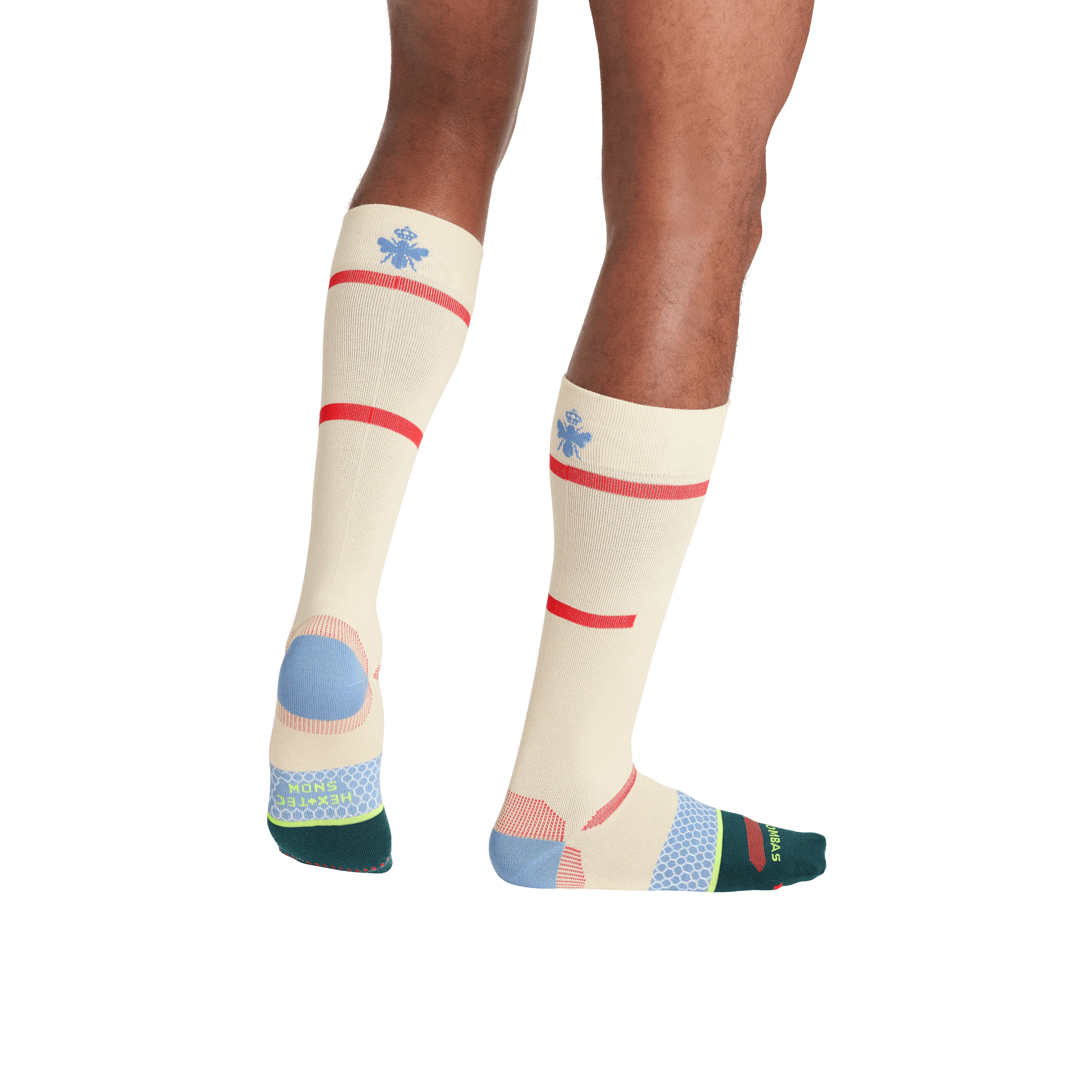 Men's Zero-Cushion Merino Wool Blend Ski & Snowboard Sock 3-Pack sold by Bombas product image thumbnail 4