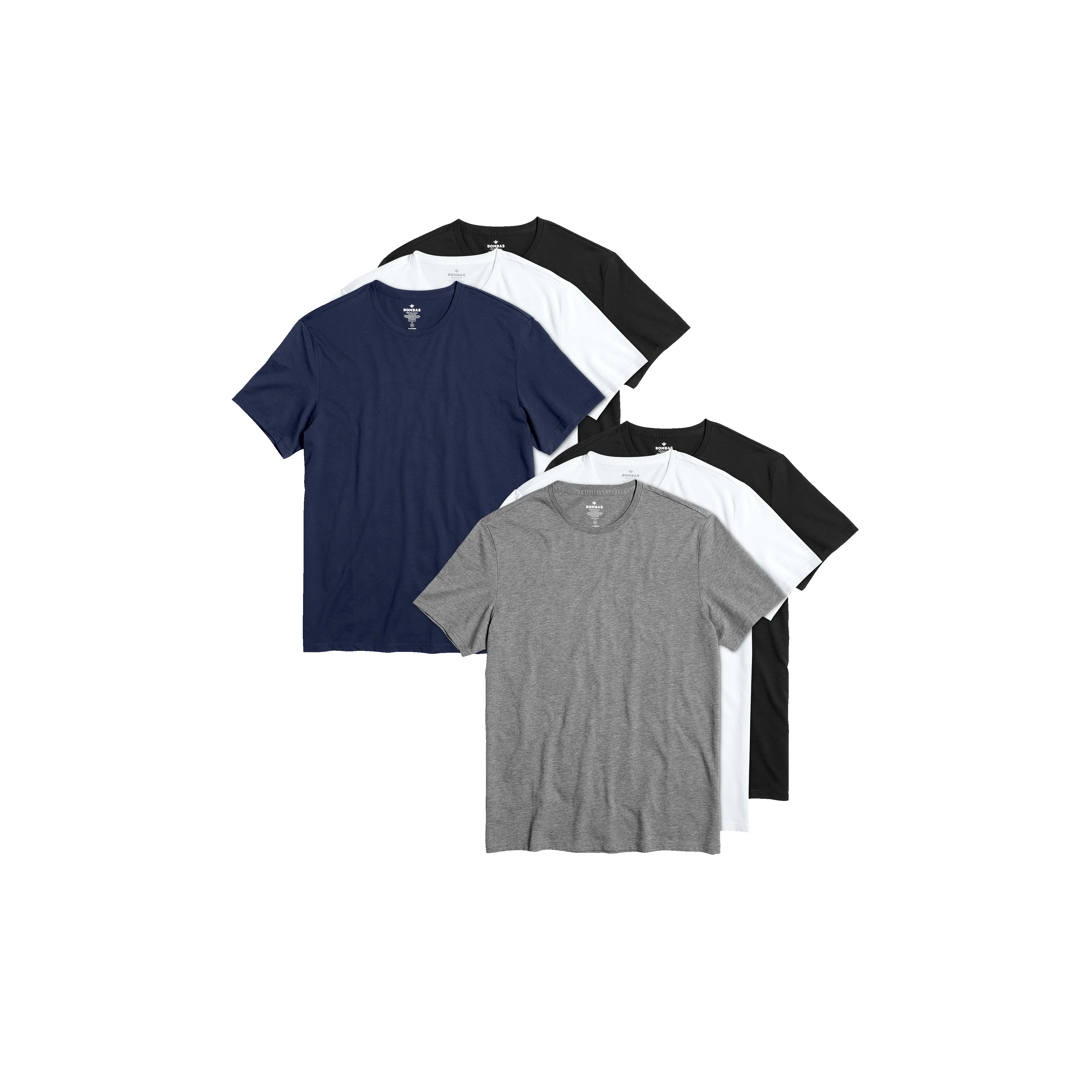 Men's Pima Cotton Crew Neck T-Shirt 6-Pack sold by Bombas