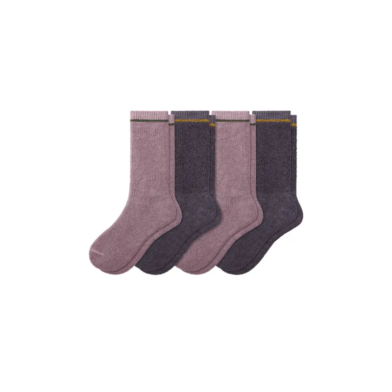 Women's Plush Terry Calf Sock 4-Pack sold by Bombas