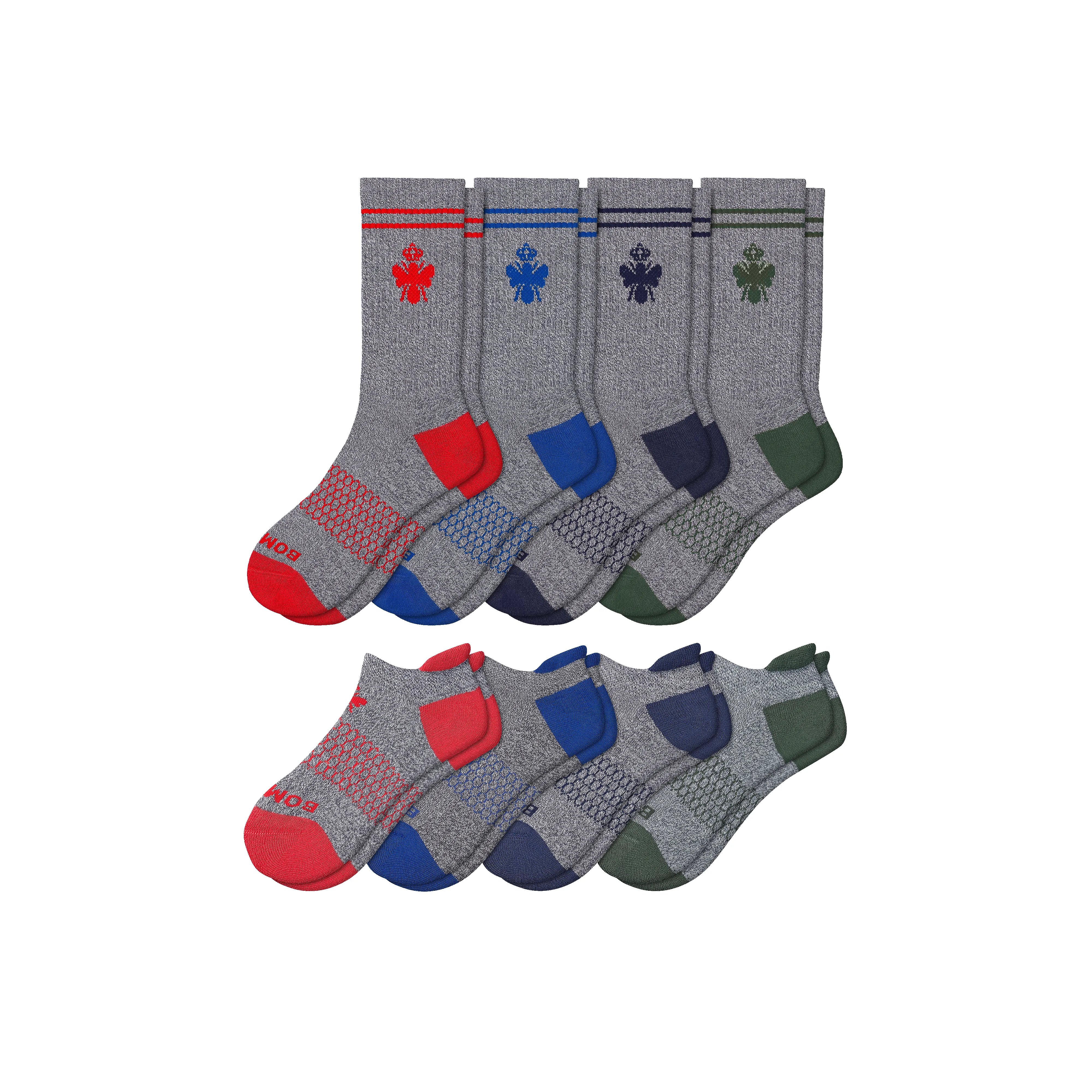 Men's Calf & Ankle Sock 8-Pack sold by Bombas