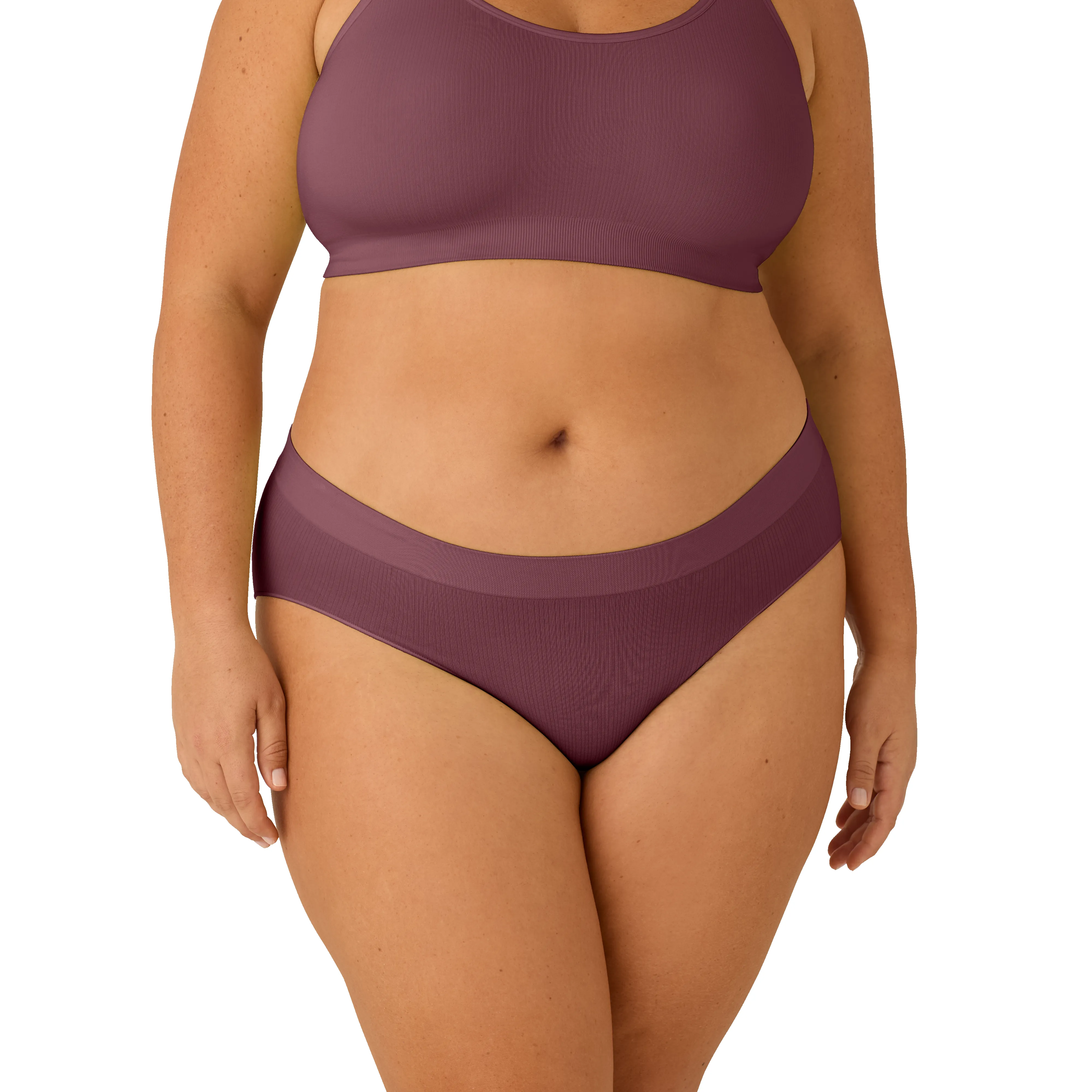 Women's Seamless Scoop Bralette + Full Brief sold by Bombas product image thumbnail 4