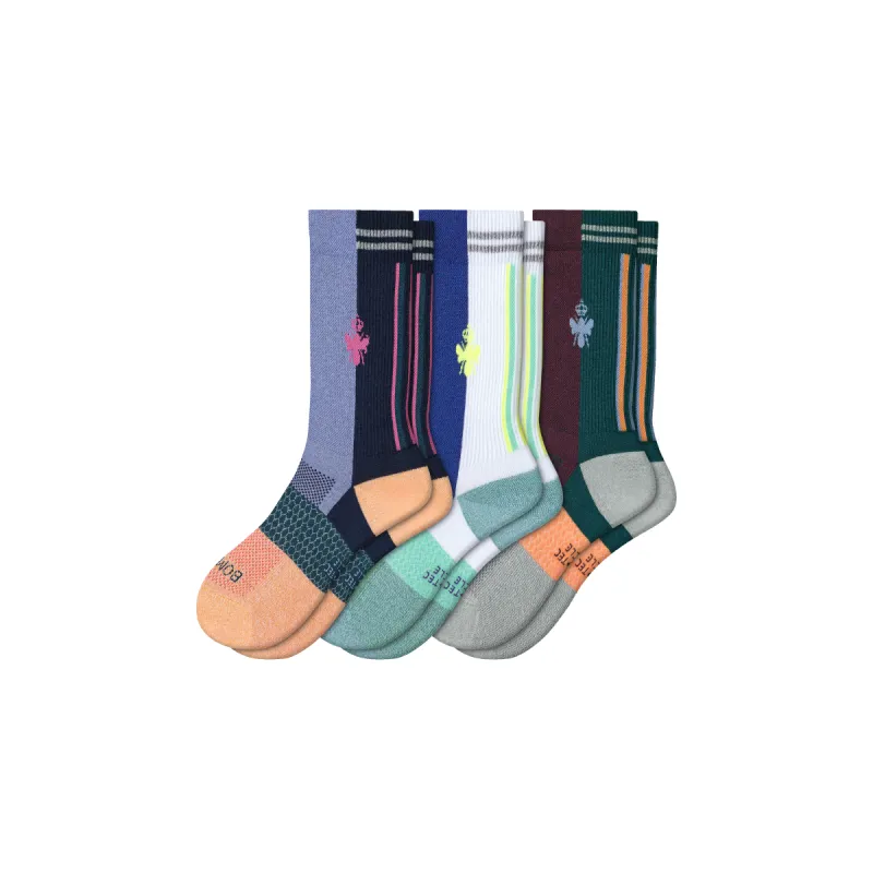 Women's Cycling Calf Sock 3-Pack sold by Bombas