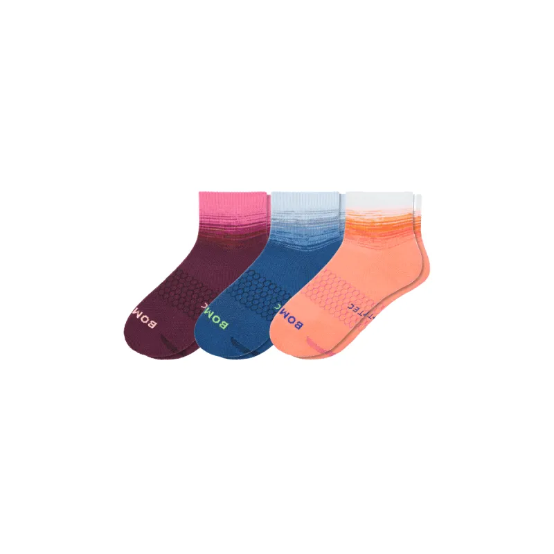 Women's All-Purpose Performance Quarter Sock 3-Pack sold by Bombas