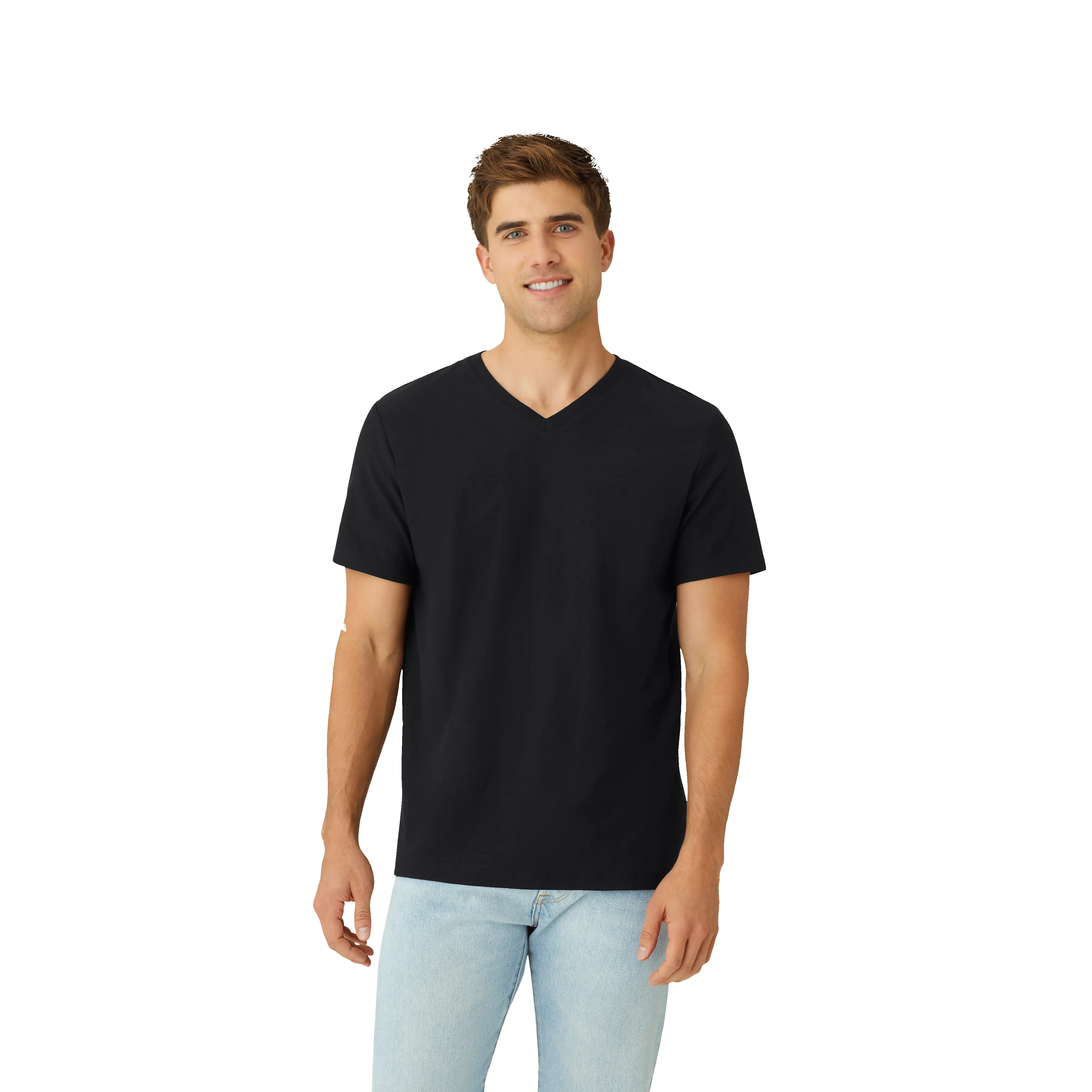 Men's Air Slub V-Neck T-Shirt 3-Pack sold by Bombas product image thumbnail 2