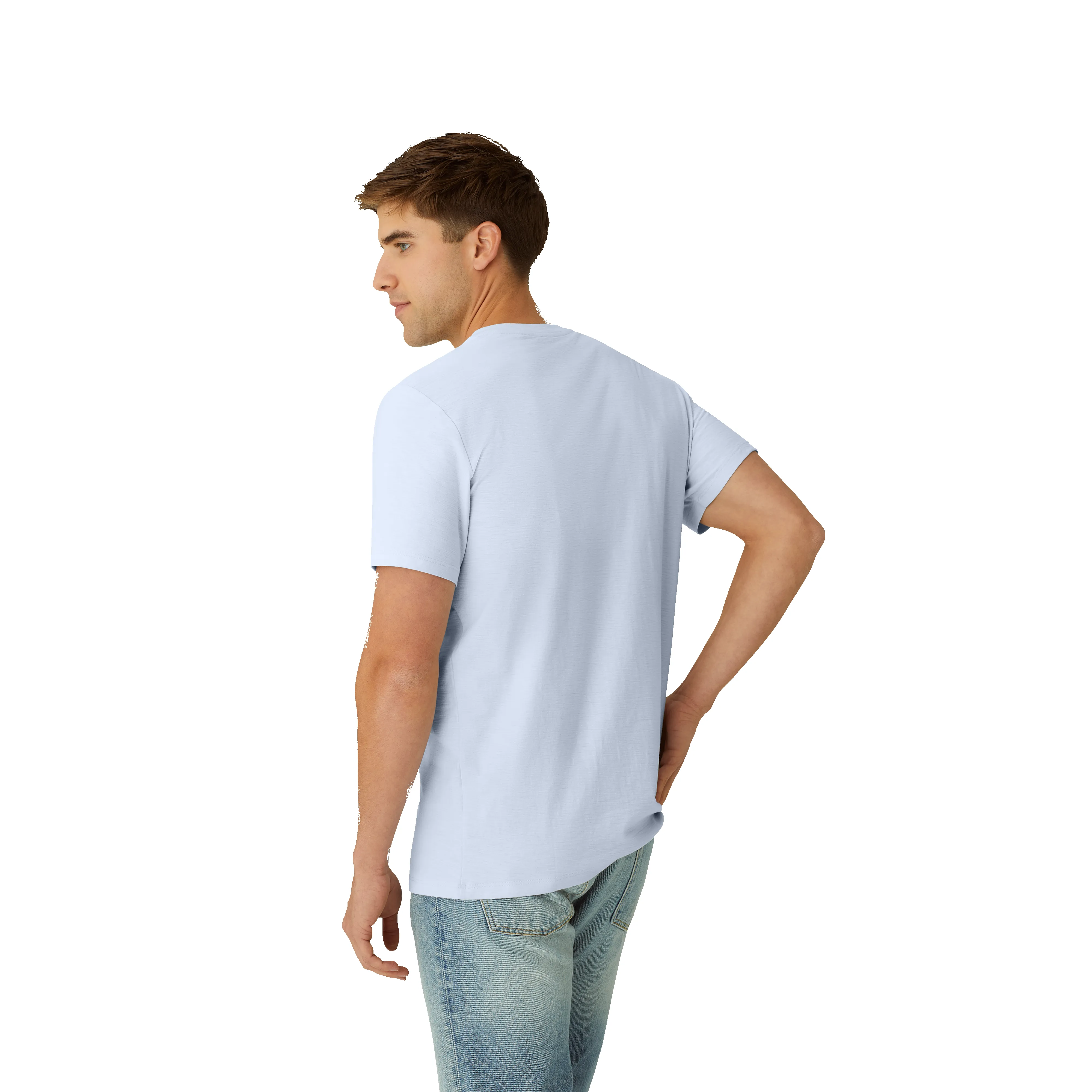 Men's Air Slub V-Neck T-Shirt 3-Pack sold by Bombas product image thumbnail 4