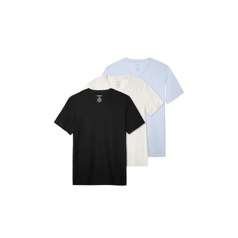 Men's Air Slub V-Neck T-Shirt 3-Pack sold by Bombas