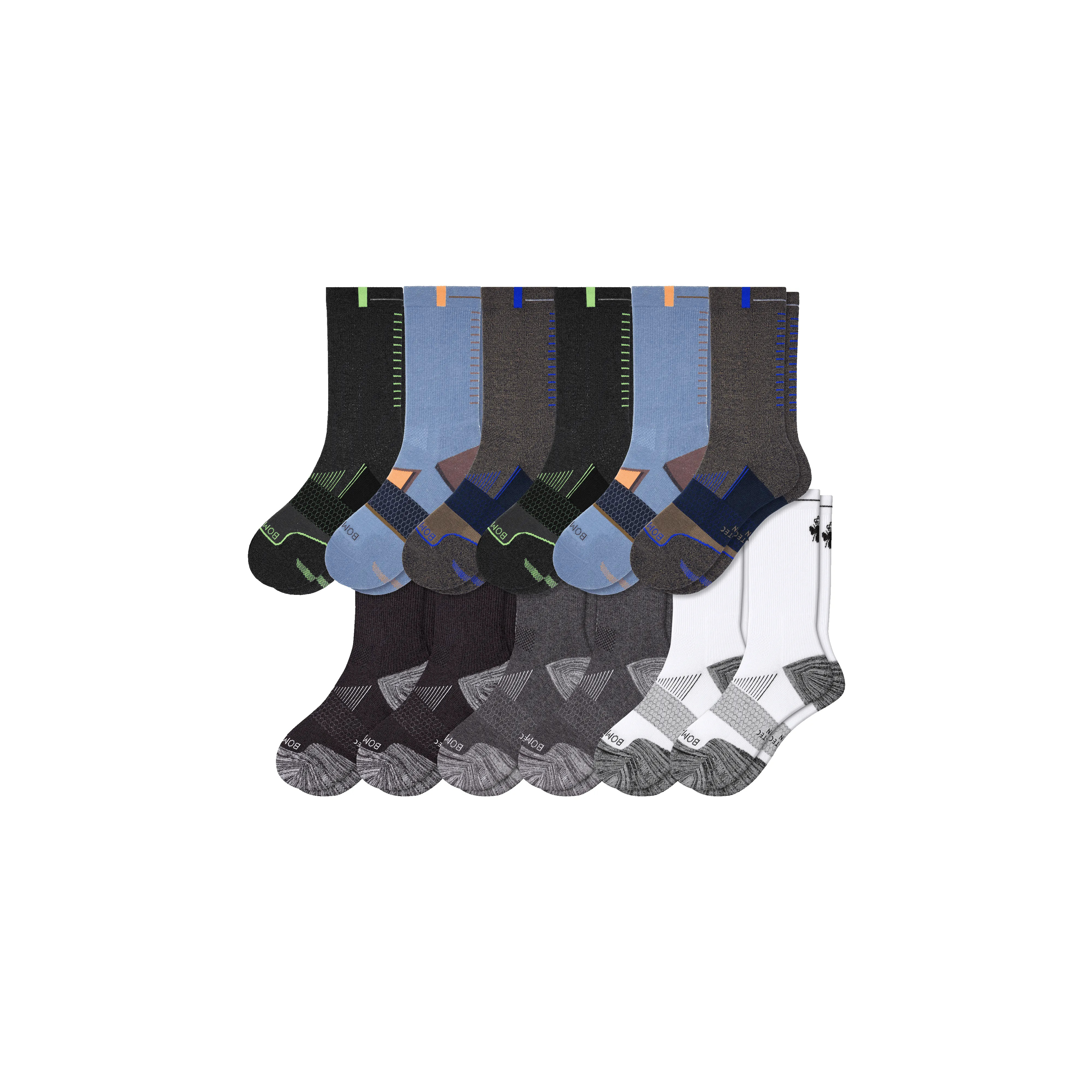 Men's Running Calf Sock 12-Pack sold by Bombas
