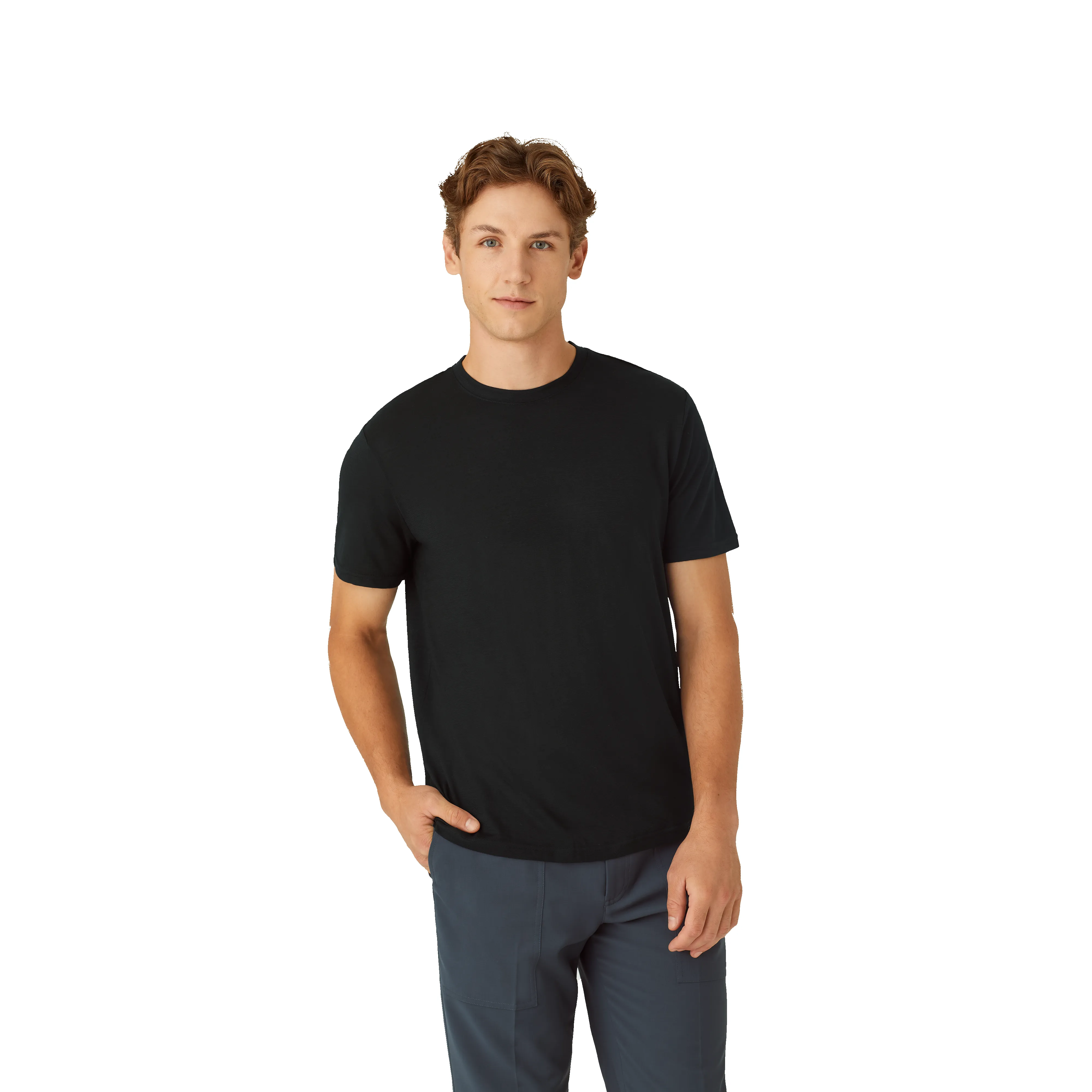 Men's Merino Wool Blend Crew Neck Short Sleeve T-Shirt 2-Pack sold by Bombas product image thumbnail 2