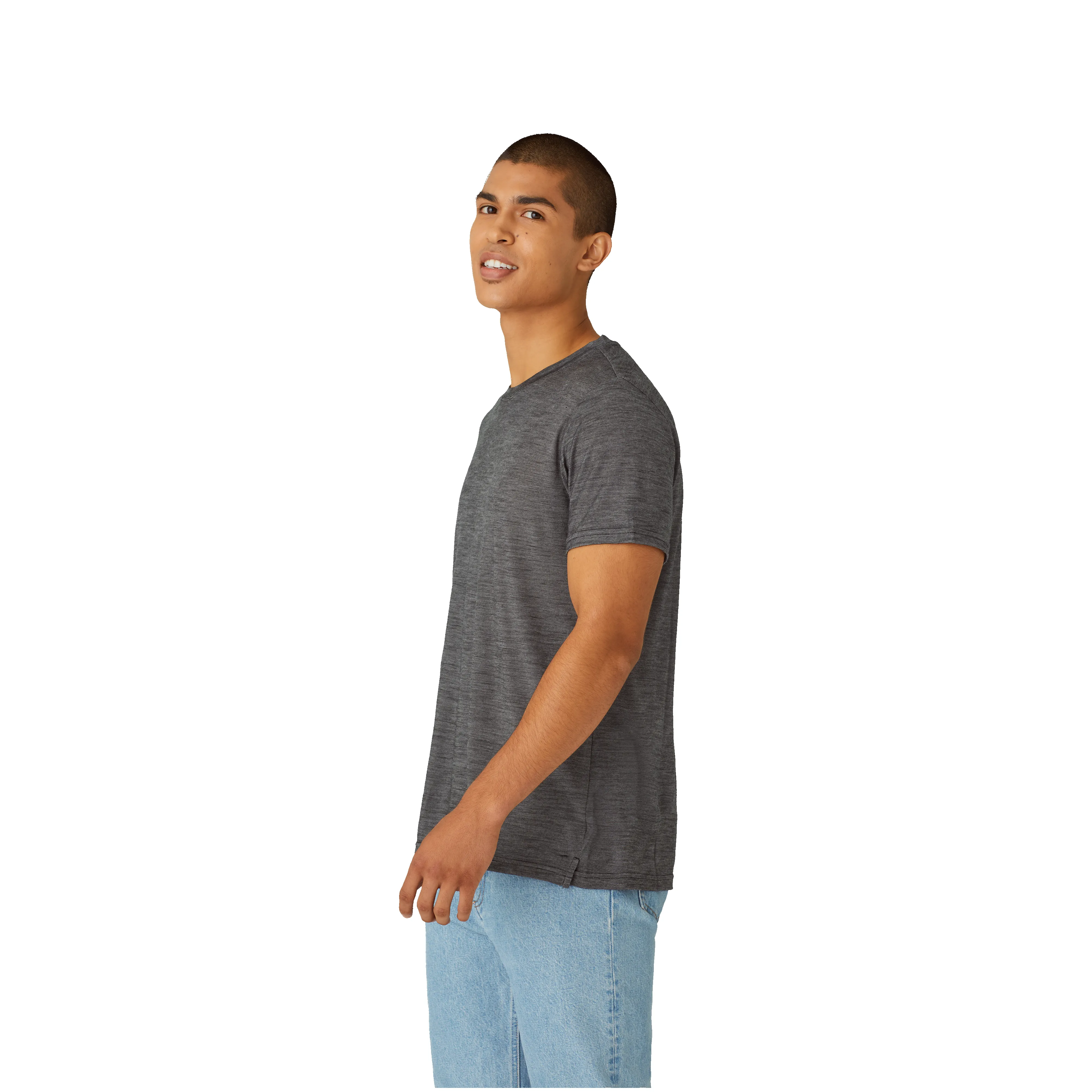 Men's Merino Wool Blend Crew Neck Short Sleeve T-Shirt 2-Pack sold by Bombas product image thumbnail 3