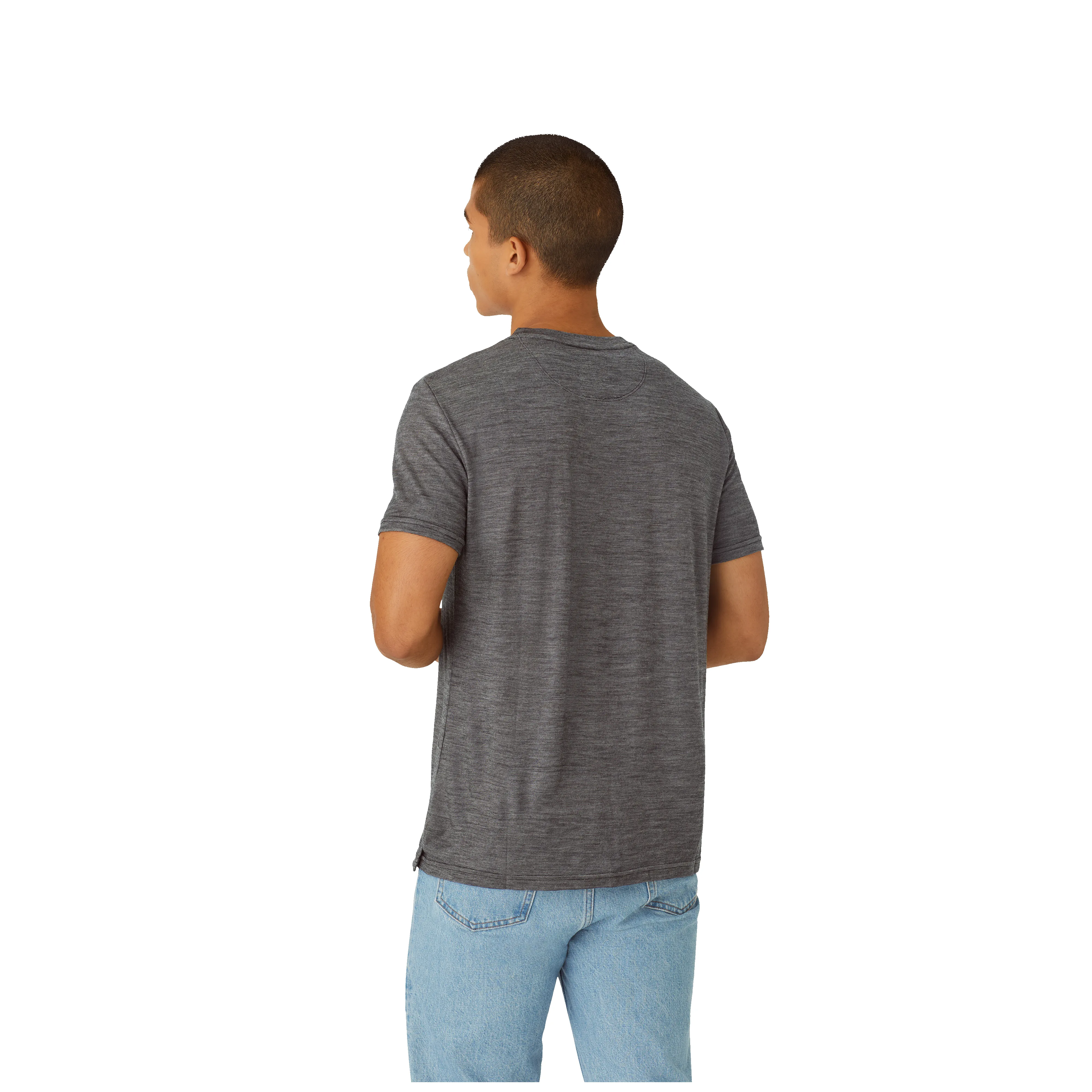 Men's Merino Wool Blend Crew Neck Short Sleeve T-Shirt 2-Pack sold by Bombas product image thumbnail 4