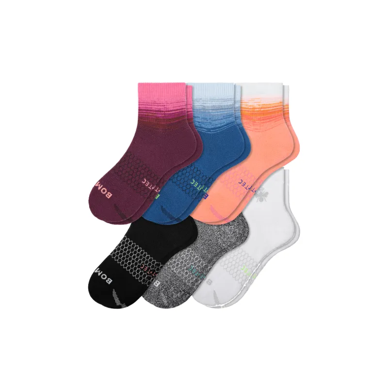 Women's All-Purpose Performance Quarter Sock 6-Pack sold by Bombas