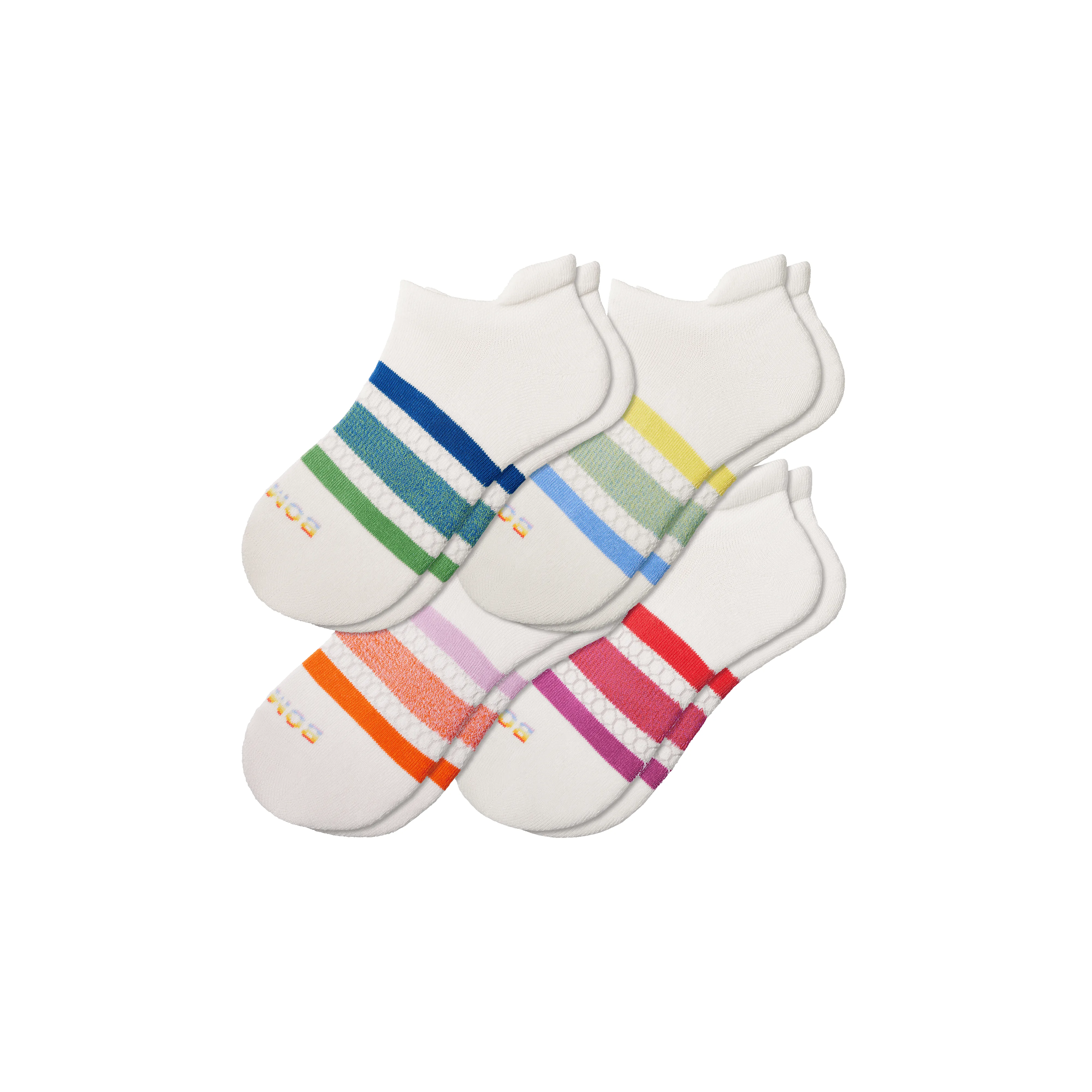 Pride Ankle Sock 4-Pack sold by Bombas