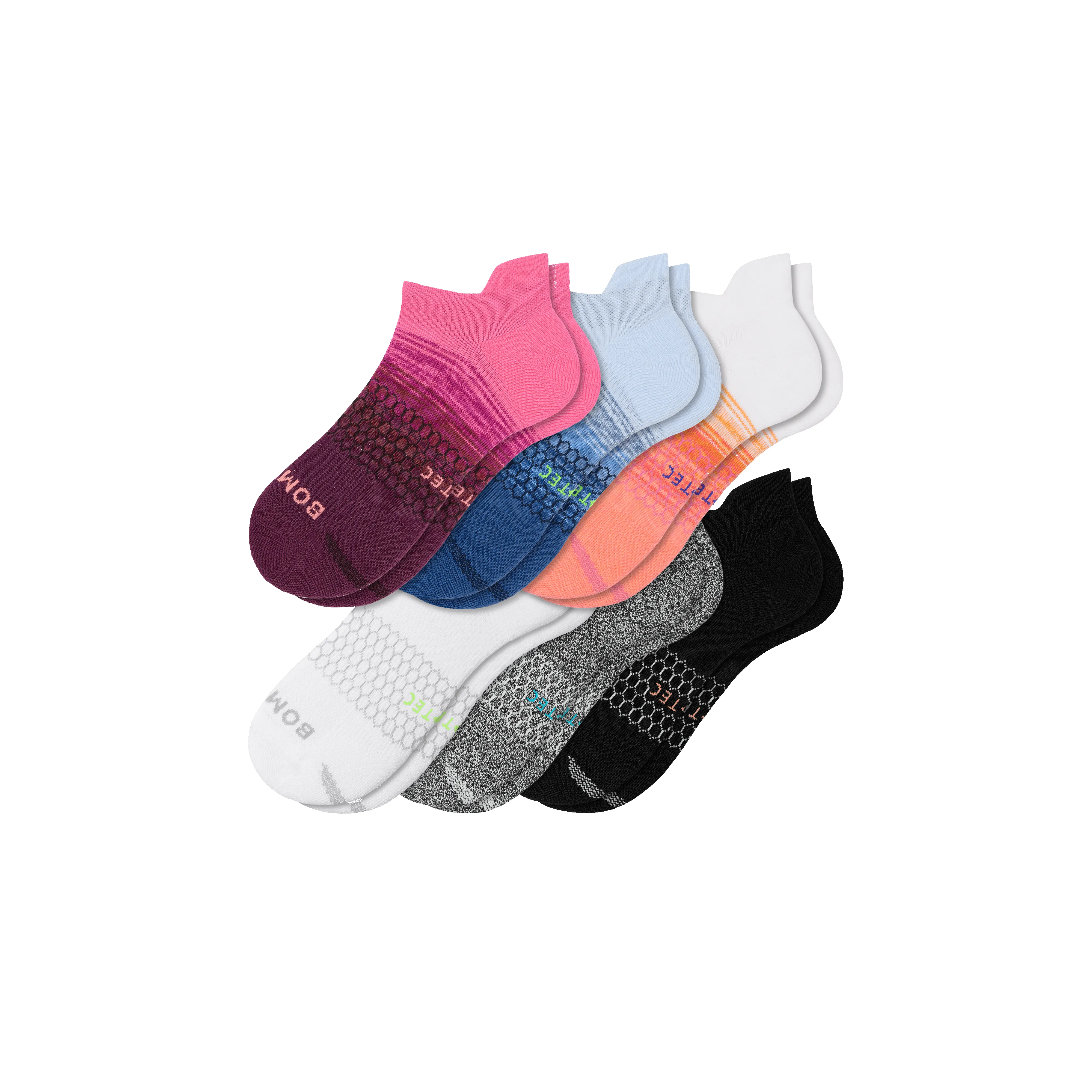 Women's All-Purpose Performance Ankle Sock 6-Pack sold by Bombas