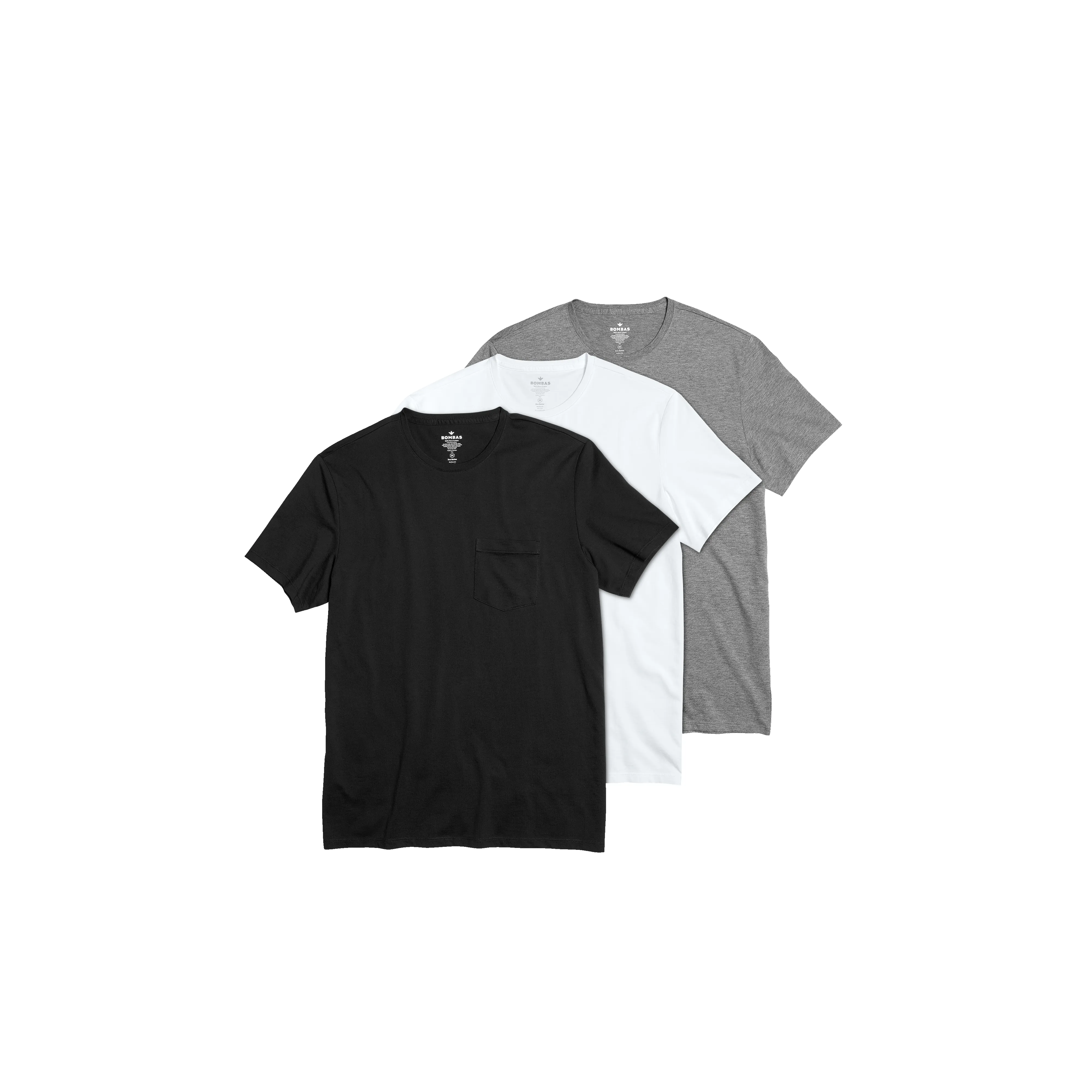 Men's Pima Cotton Pocket Crew Neck T-Shirt 3-Pack sold by Bombas product image thumbnail 5