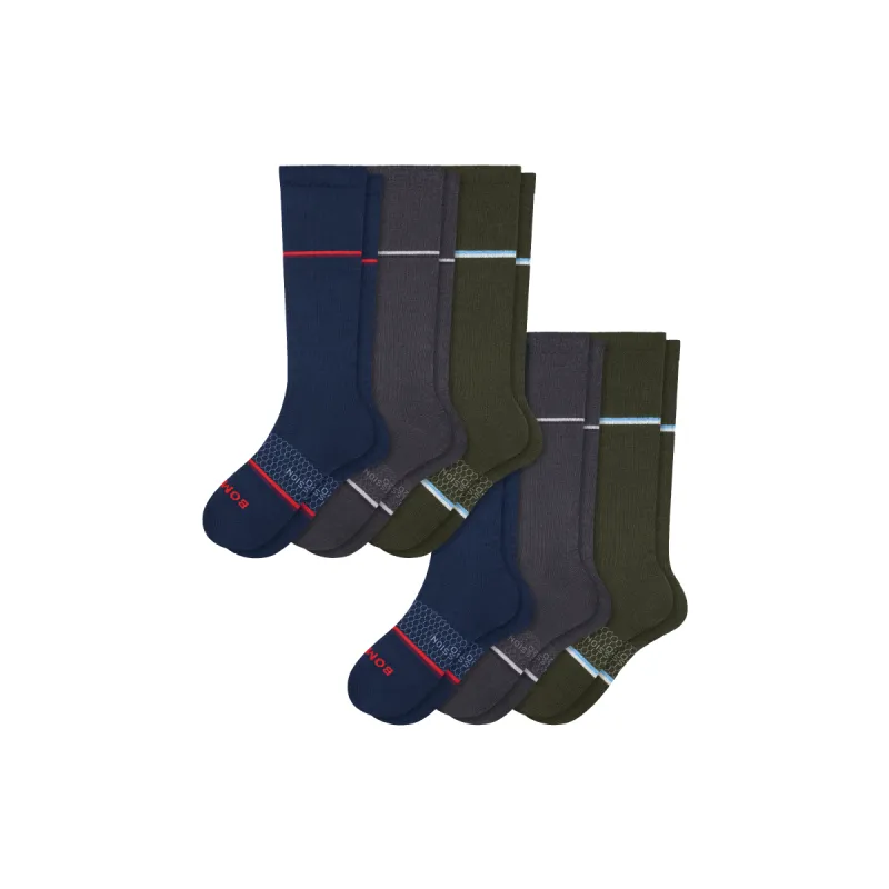 Men's Everyday Compression Sock 6-Pack (15-20mmHg) sold by Bombas