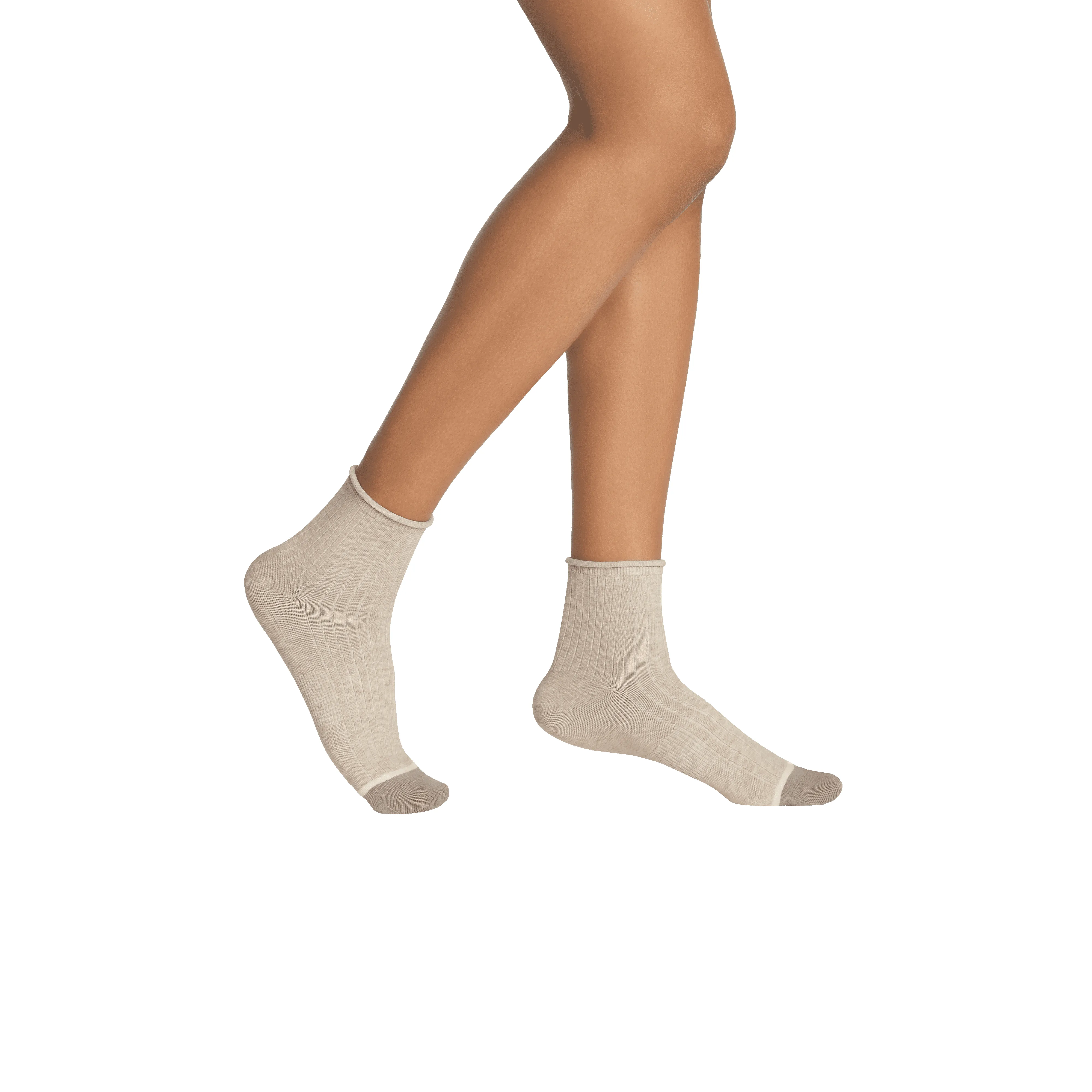 Women’s Roll-Top Ribbed Quarter Sock 4-Pack sold by Bombas product image thumbnail 4