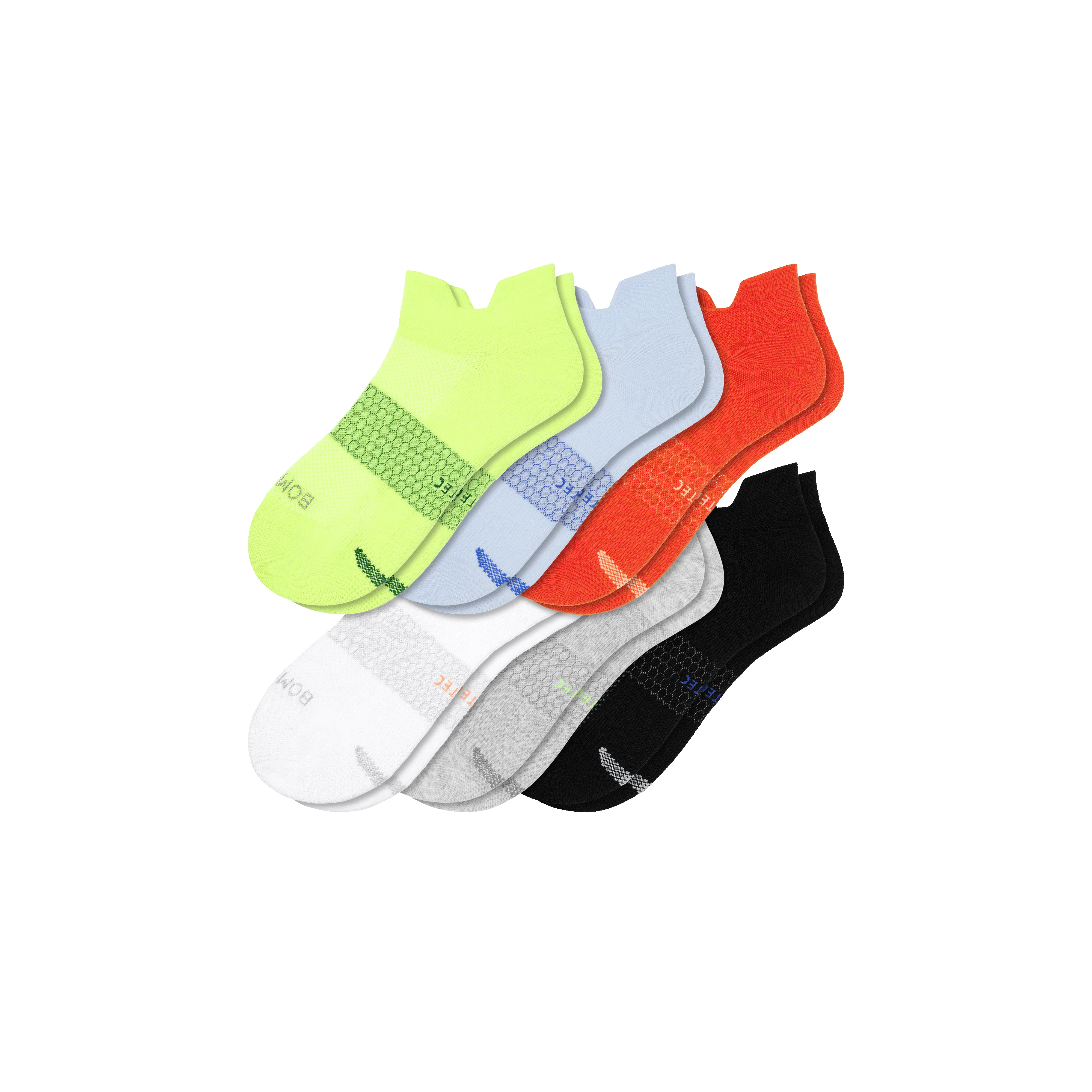 Women's Lightweight Athletic Ankle Sock 6-Pack sold by Bombas
