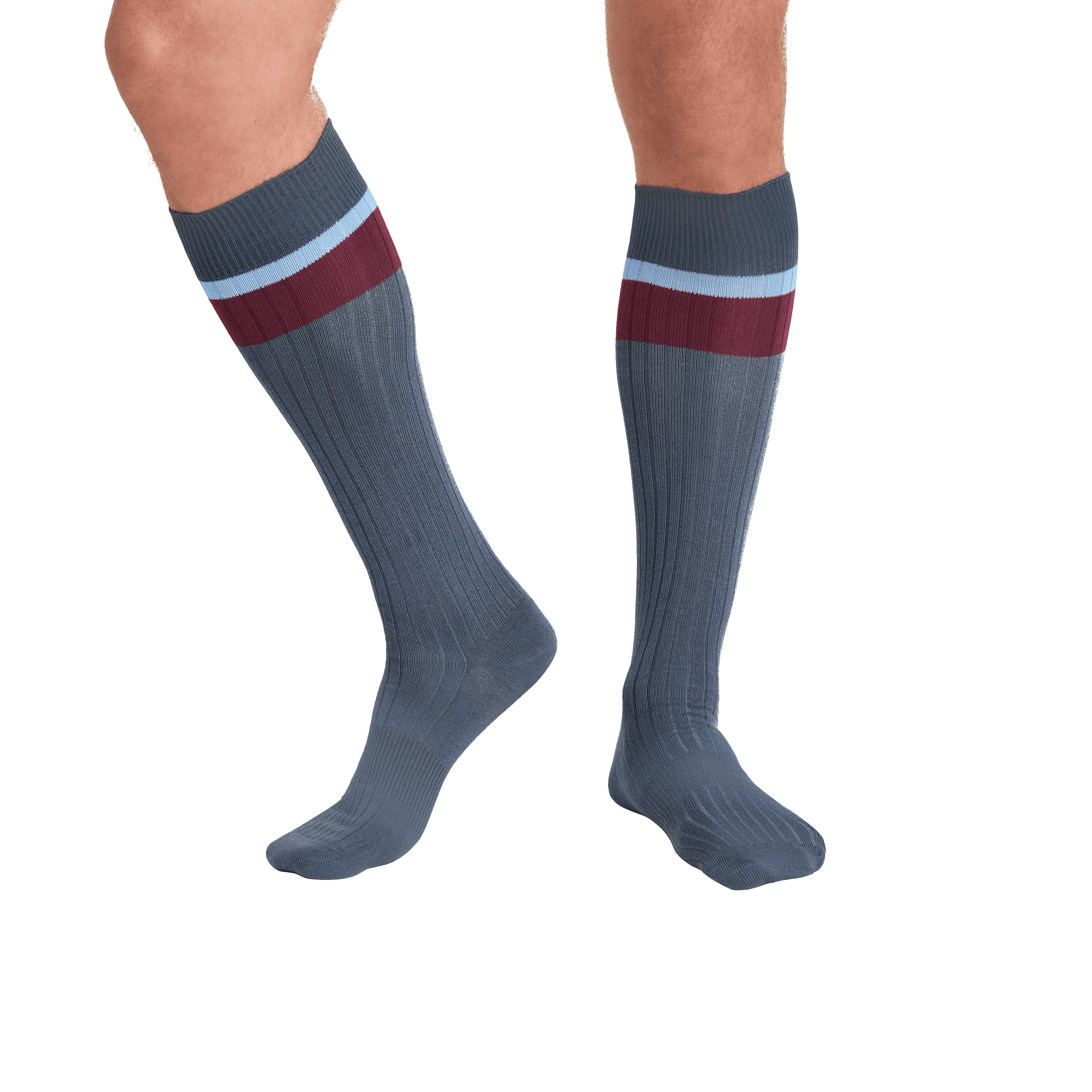 Men's Ribbed Dress Over the Calf Sock 4-Pack sold by Bombas product image thumbnail 3