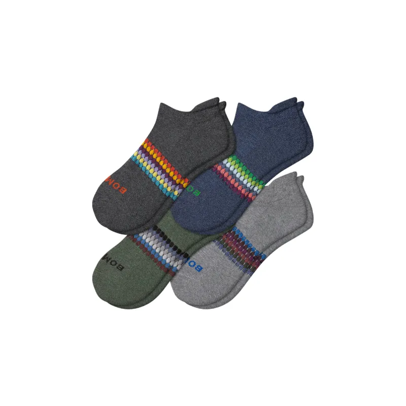 Men's Sunset Stripe Ankle Sock 4-Pack sold by Bombas