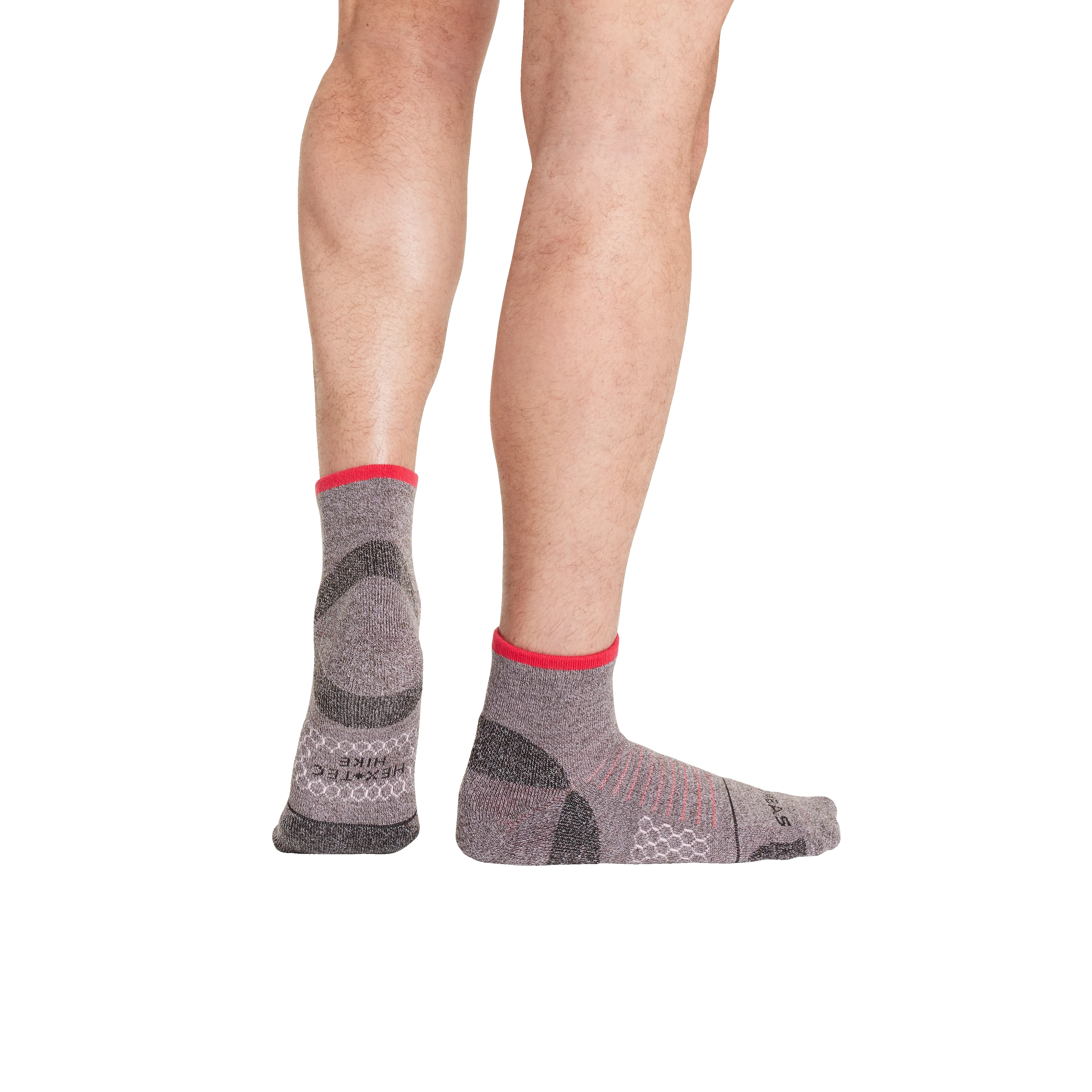Men's Merino Wool Blend Hiking Quarter Sock 3-Pack sold by Bombas product image thumbnail 4