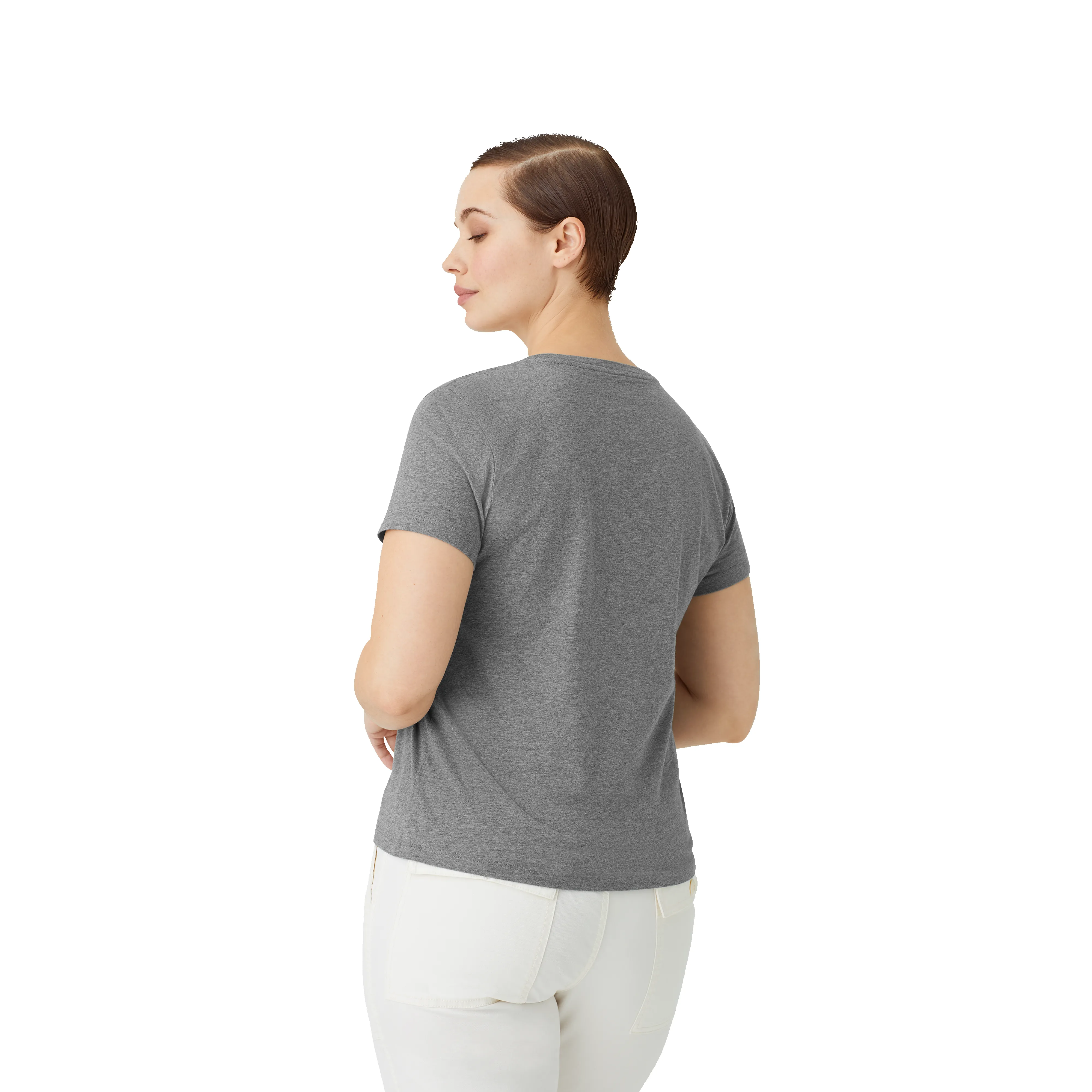 Women's Pima Cotton V-Neck T-Shirt 3-Pack sold by Bombas product image thumbnail 3
