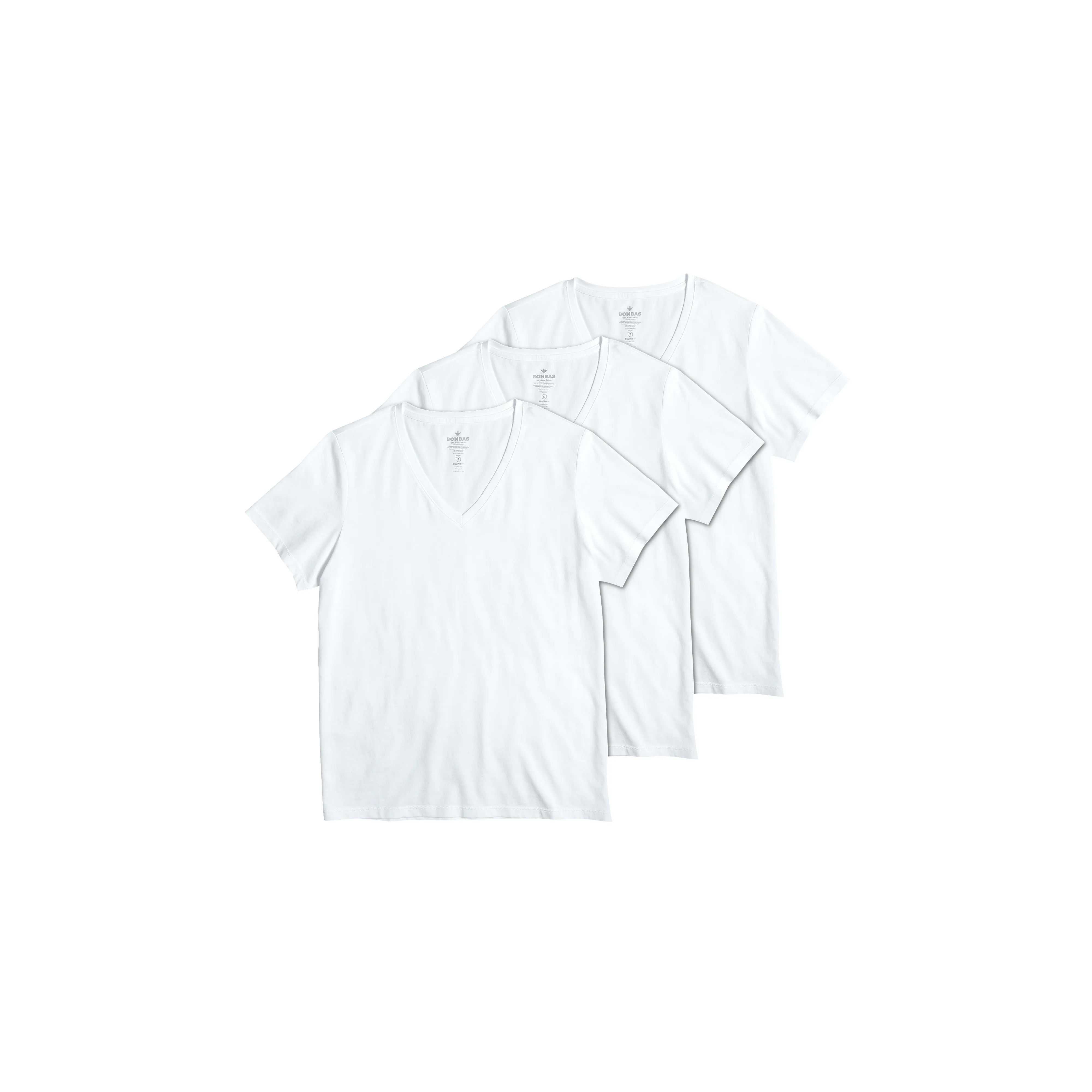Women's Pima Cotton V-Neck T-Shirt 3-Pack sold by Bombas product image thumbnail 2
