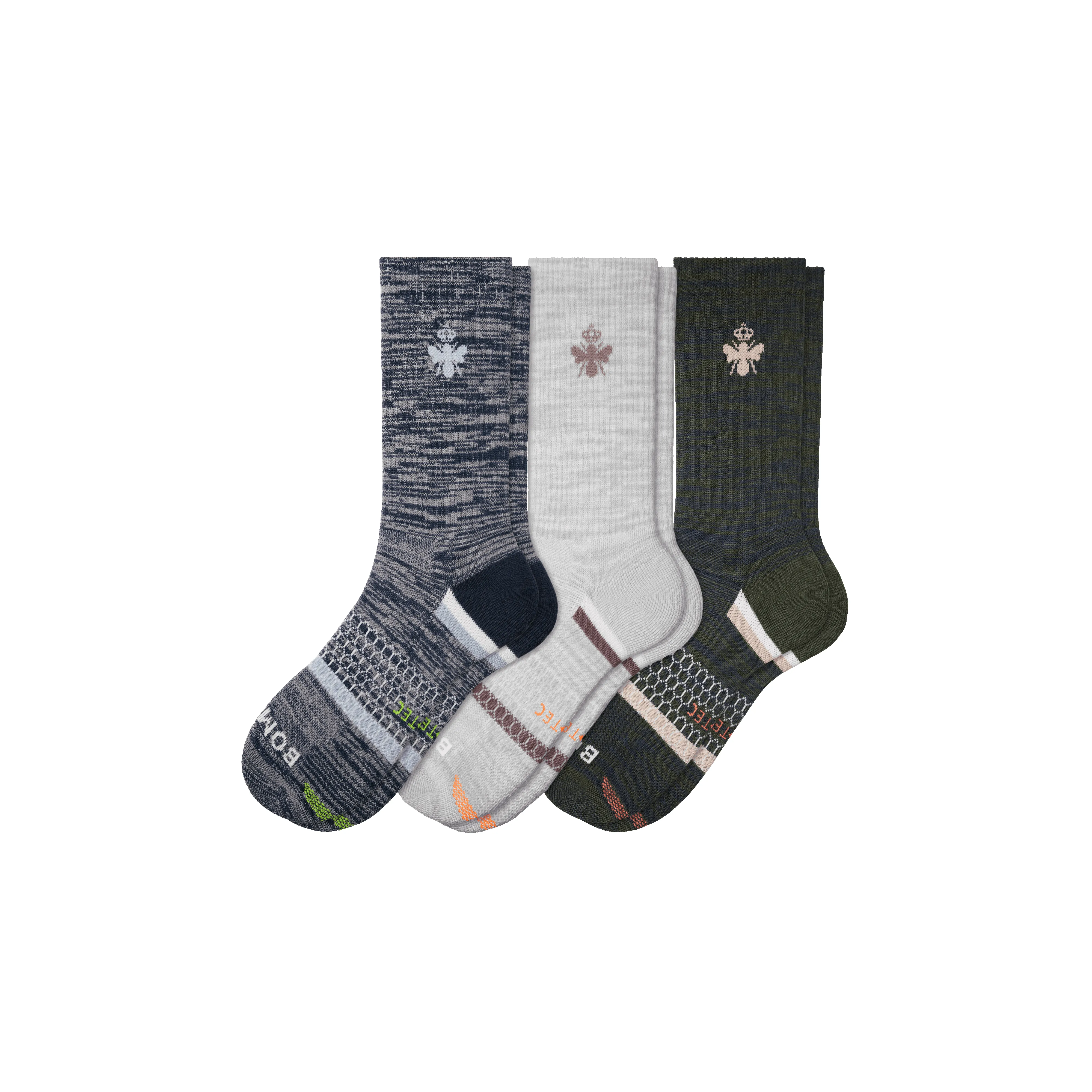 Men's All-Purpose Performance Calf Sock 3-Pack sold by Bombas