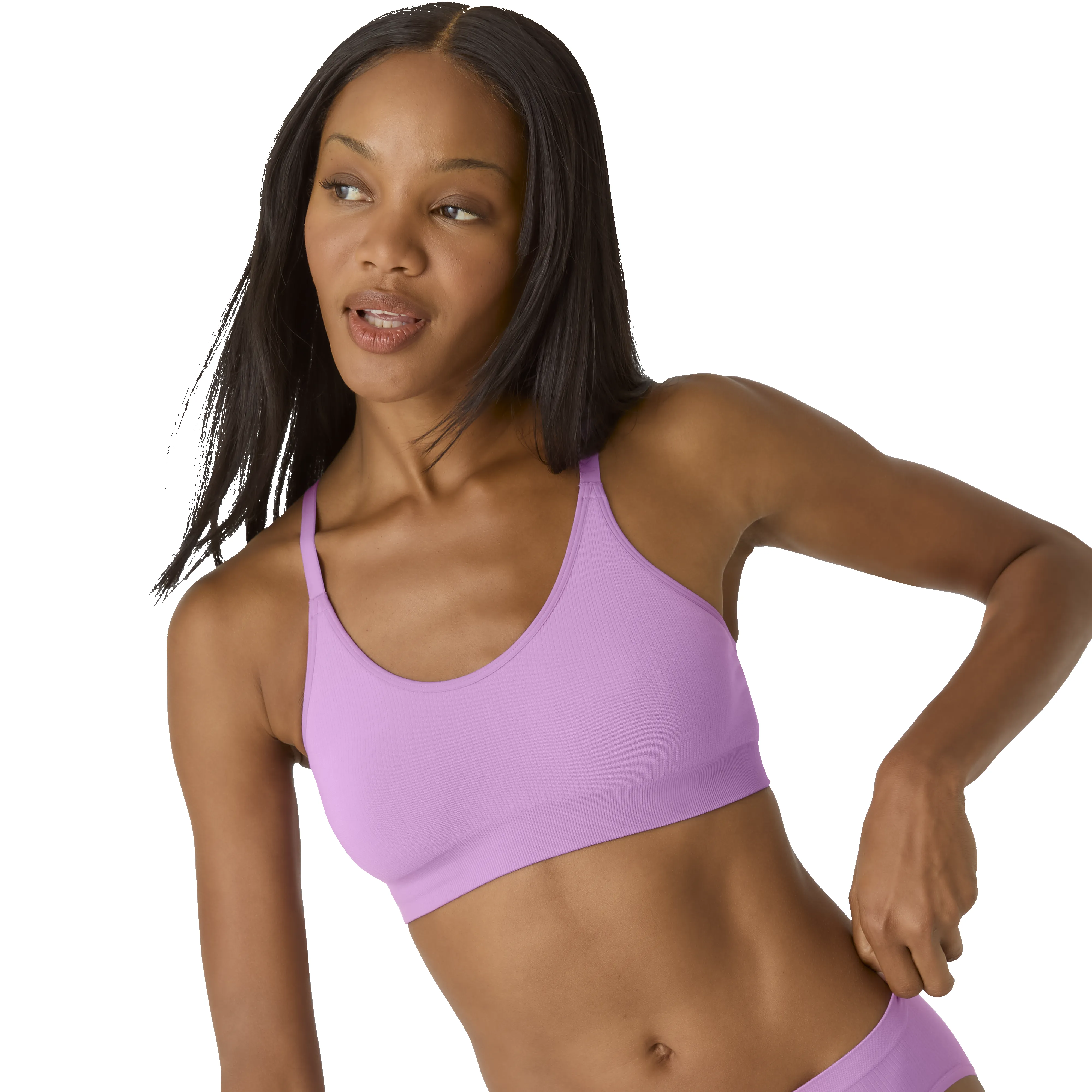 Women’s Seamless Scoop Bralette + High Rise Brief sold by Bombas product image thumbnail 2