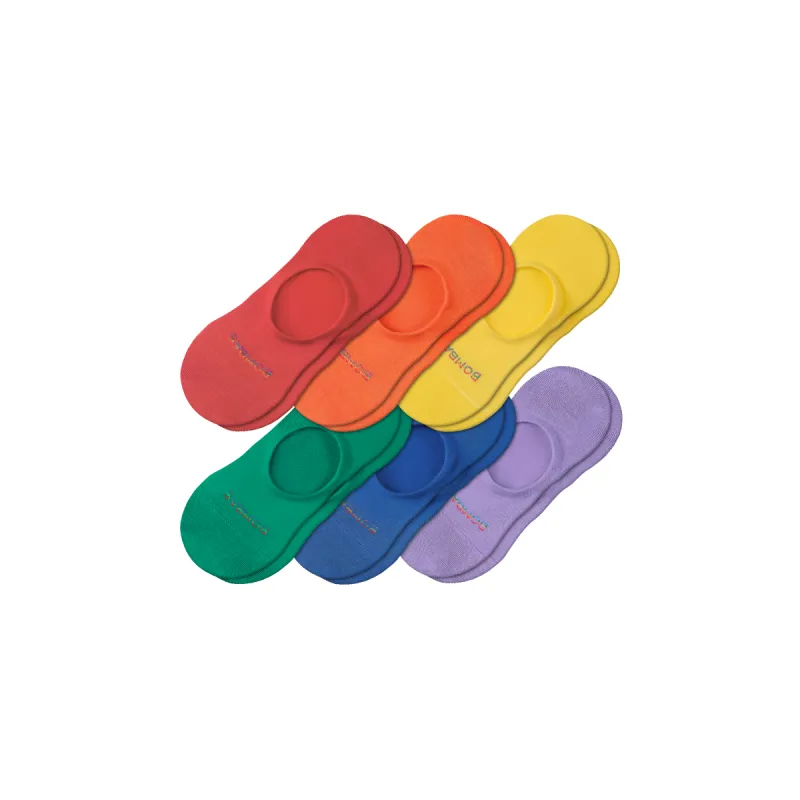 Pride Lightweight No Show Sock 6-Pack sold by Bombas