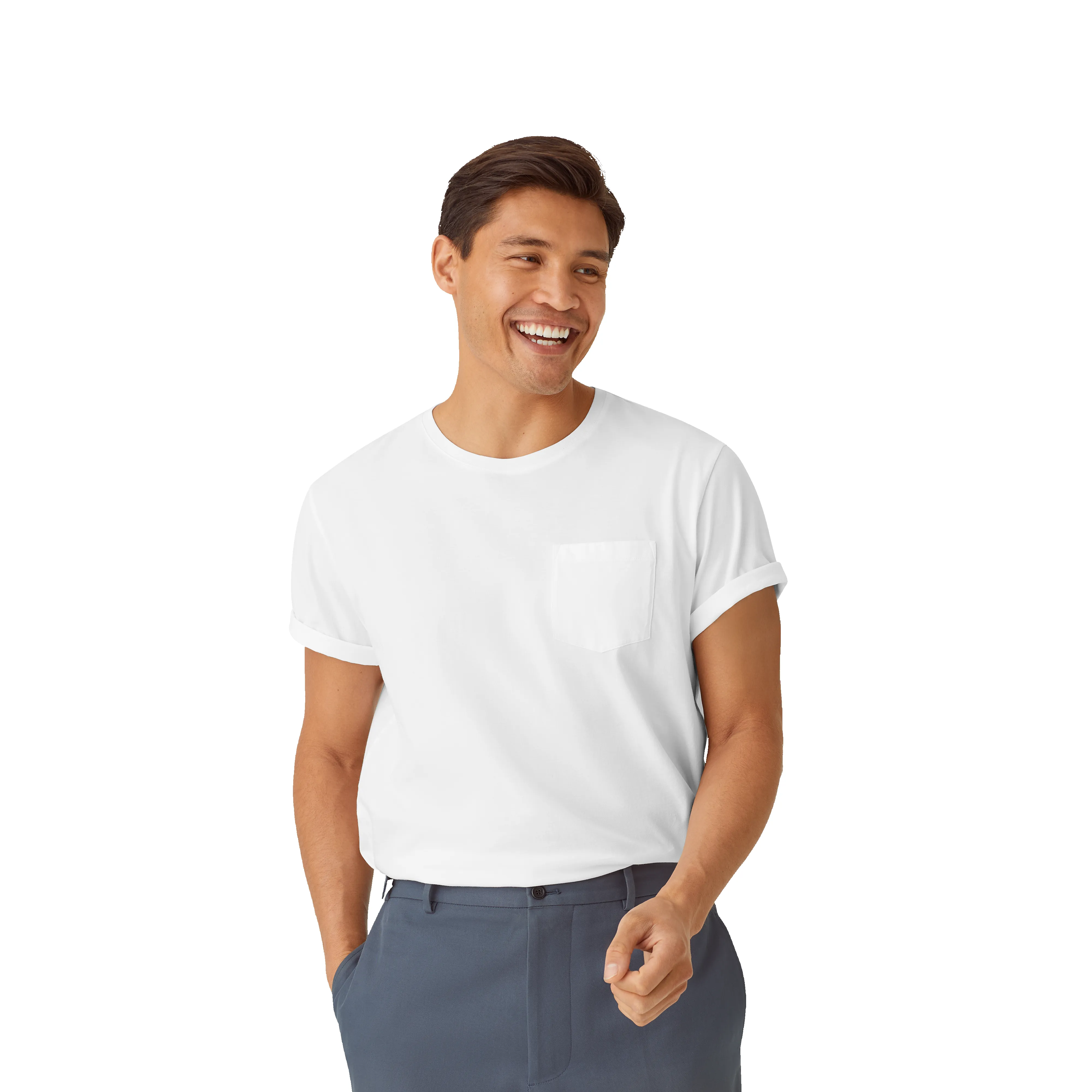 Men's Pima Cotton Pocket Crew Neck T-Shirt 6-Pack sold by Bombas product image thumbnail 4