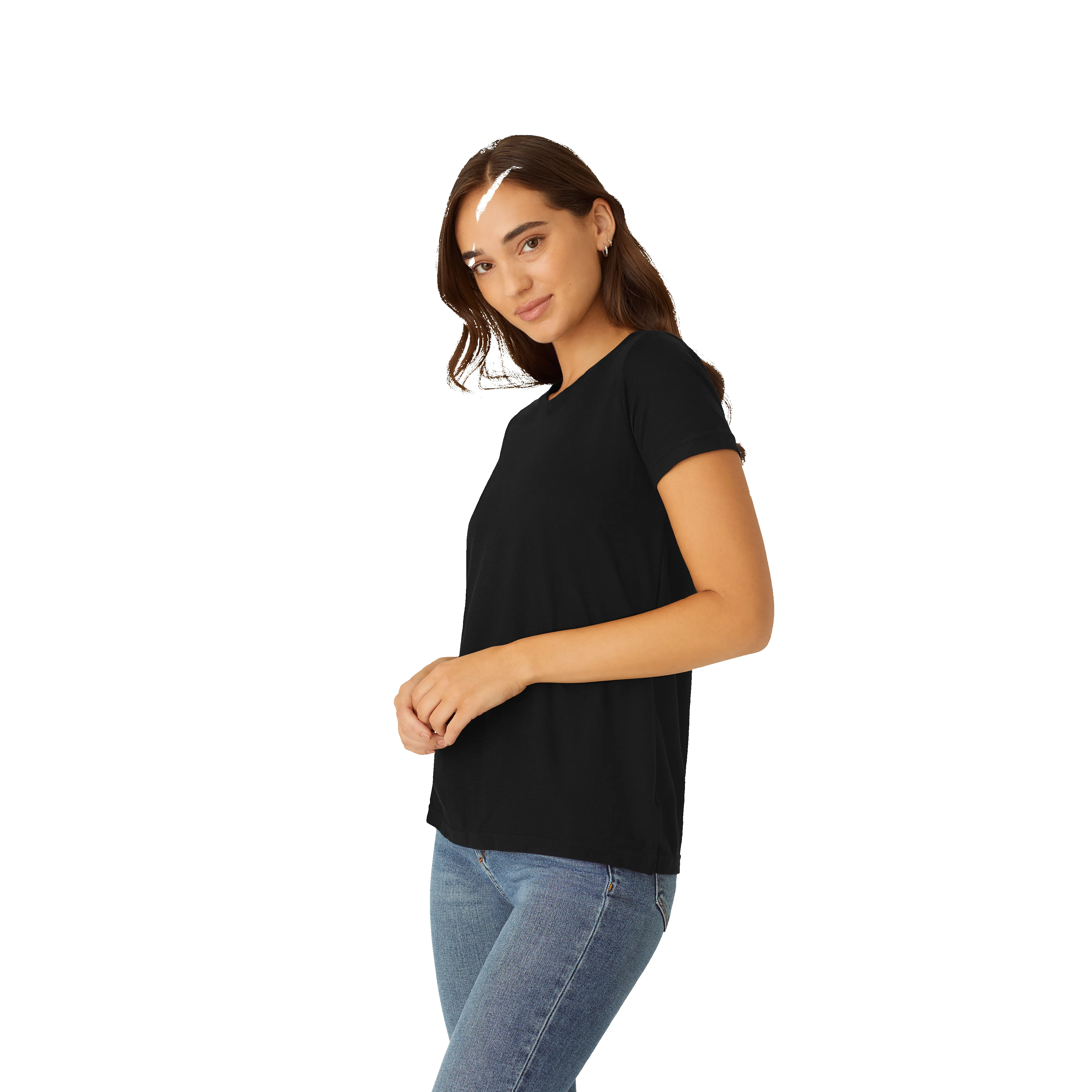 Women's Merino Wool Blend Crew Neck T-Shirt sold by Bombas product image thumbnail 2