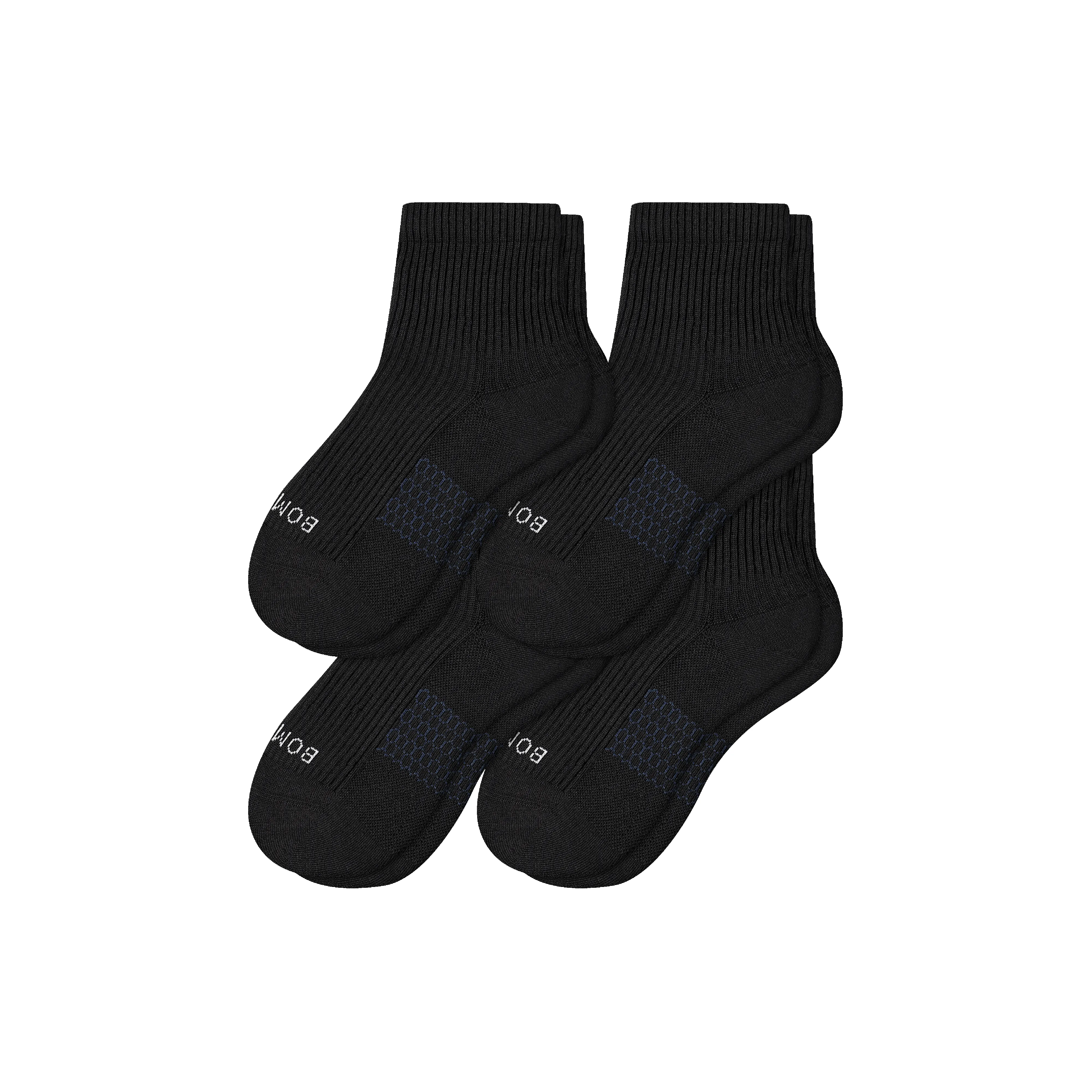 Men's Modern Rib Quarter Sock 4-Pack sold by Bombas product image thumbnail 5