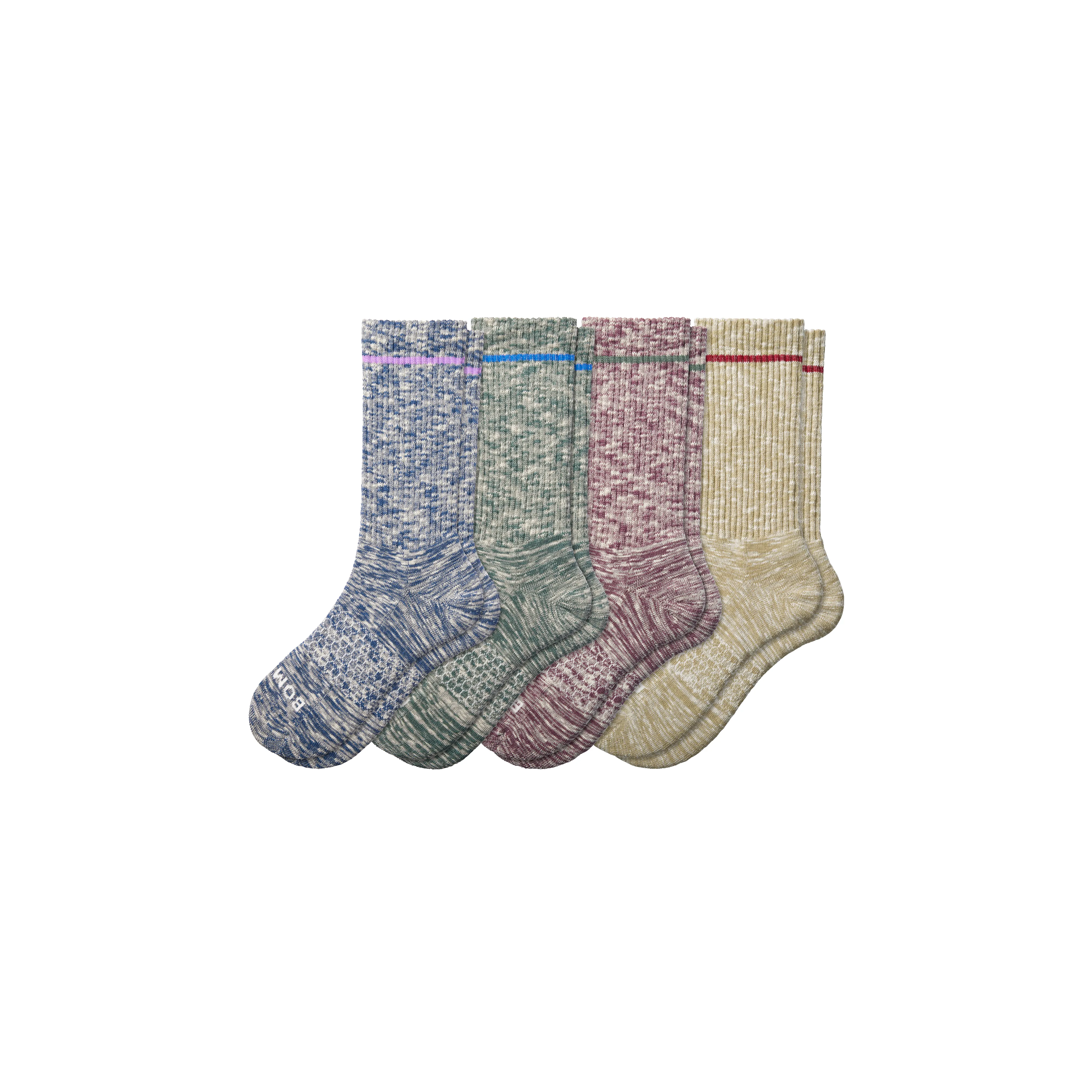 Men's Slub Calf Socks 4-Pack sold by Bombas