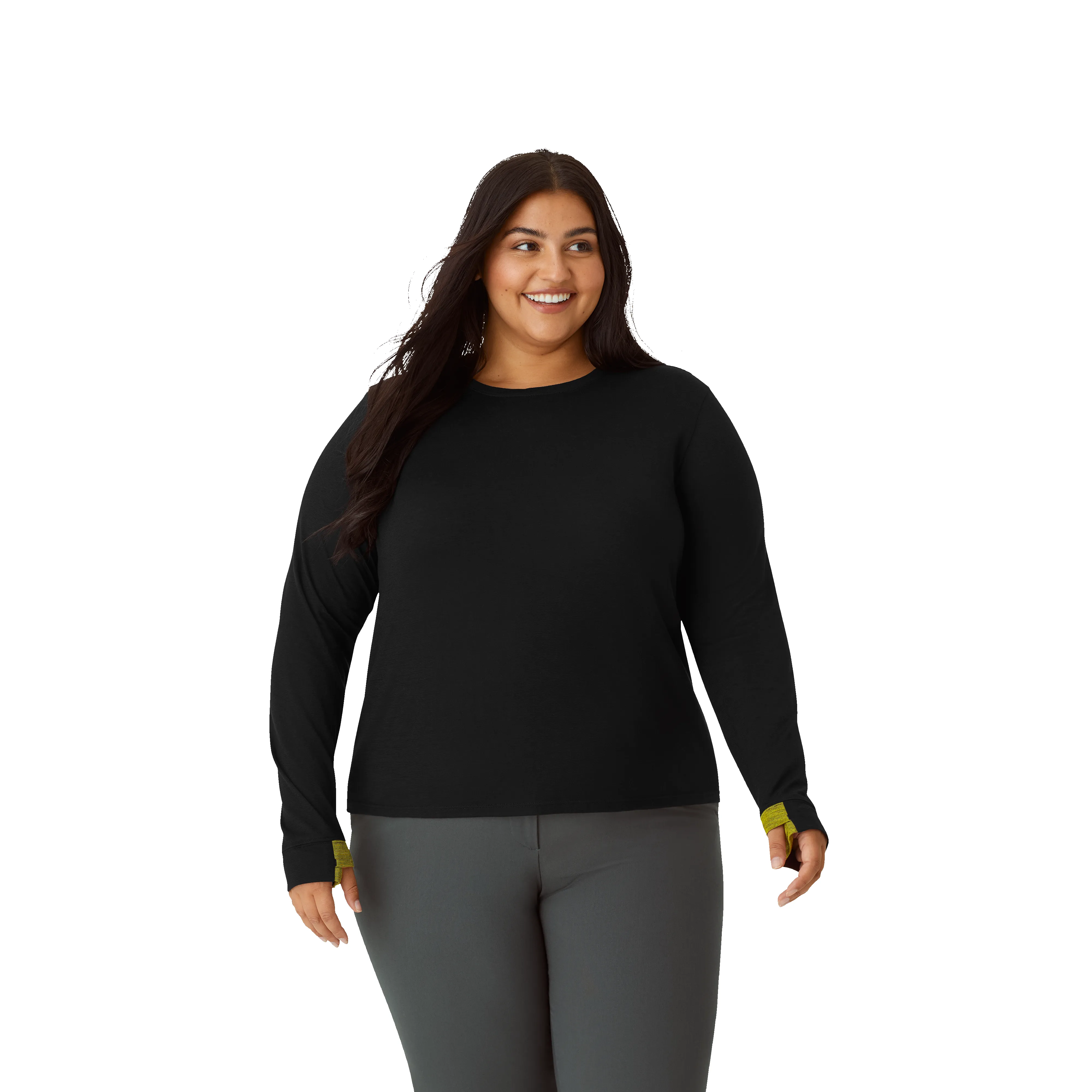 Women's Merino Wool Blend Crew Neck Long Sleeve T-Shirt sold by Bombas product image thumbnail 5