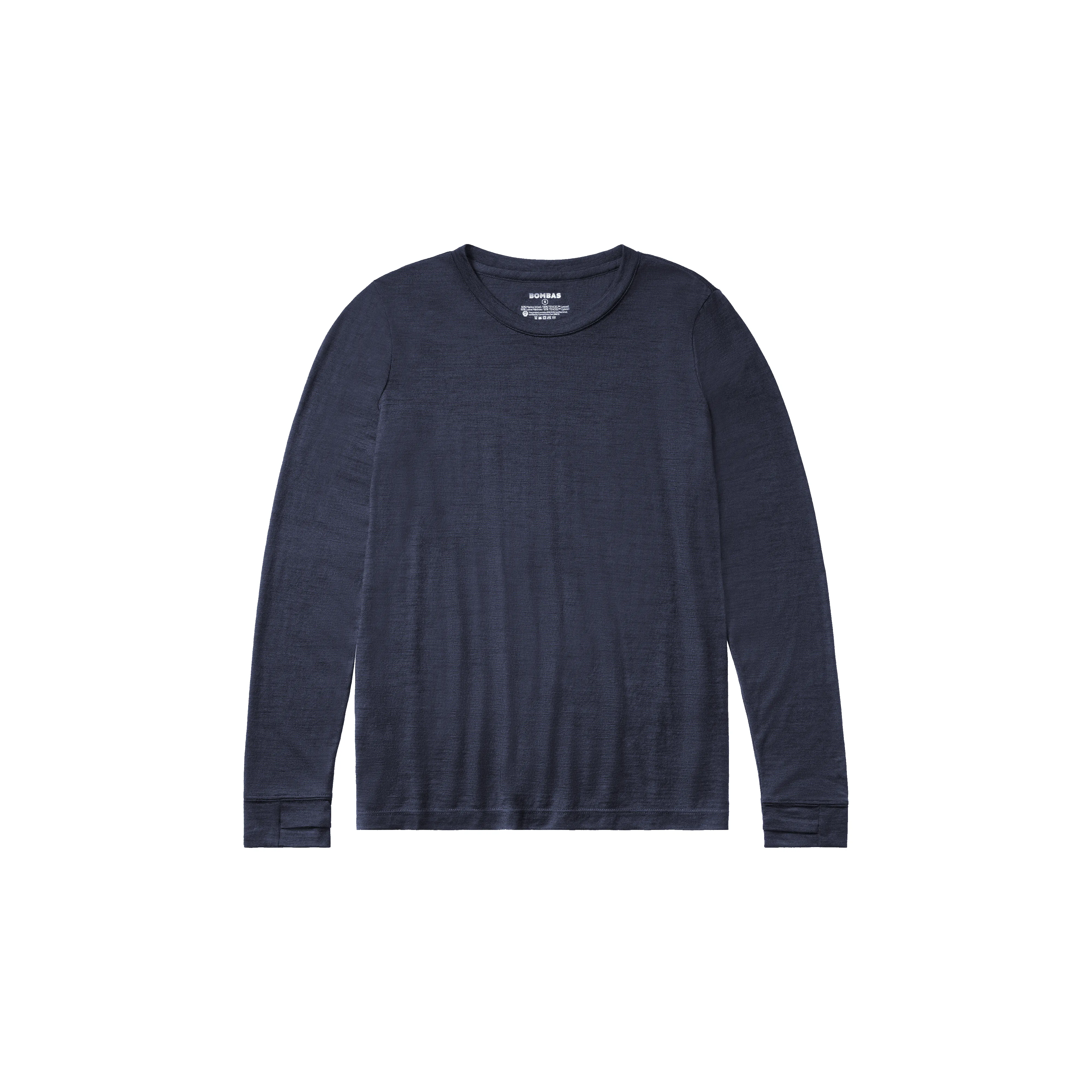 Women's Merino Wool Blend Crew Neck Long Sleeve T-Shirt sold by Bombas