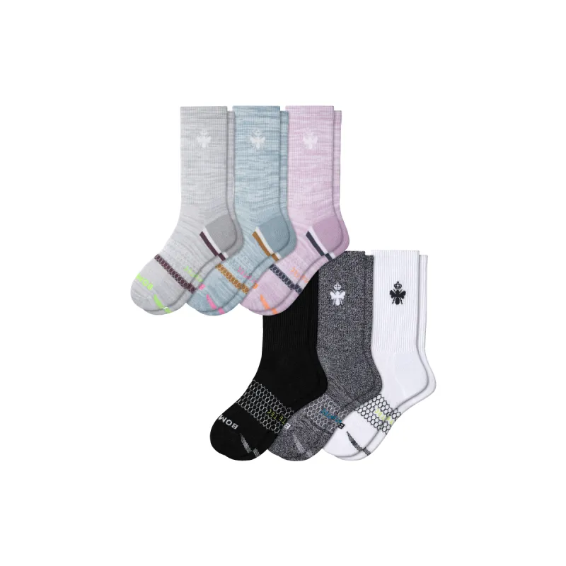 Women's All-Purpose Performance Calf Sock 6-Pack sold by Bombas
