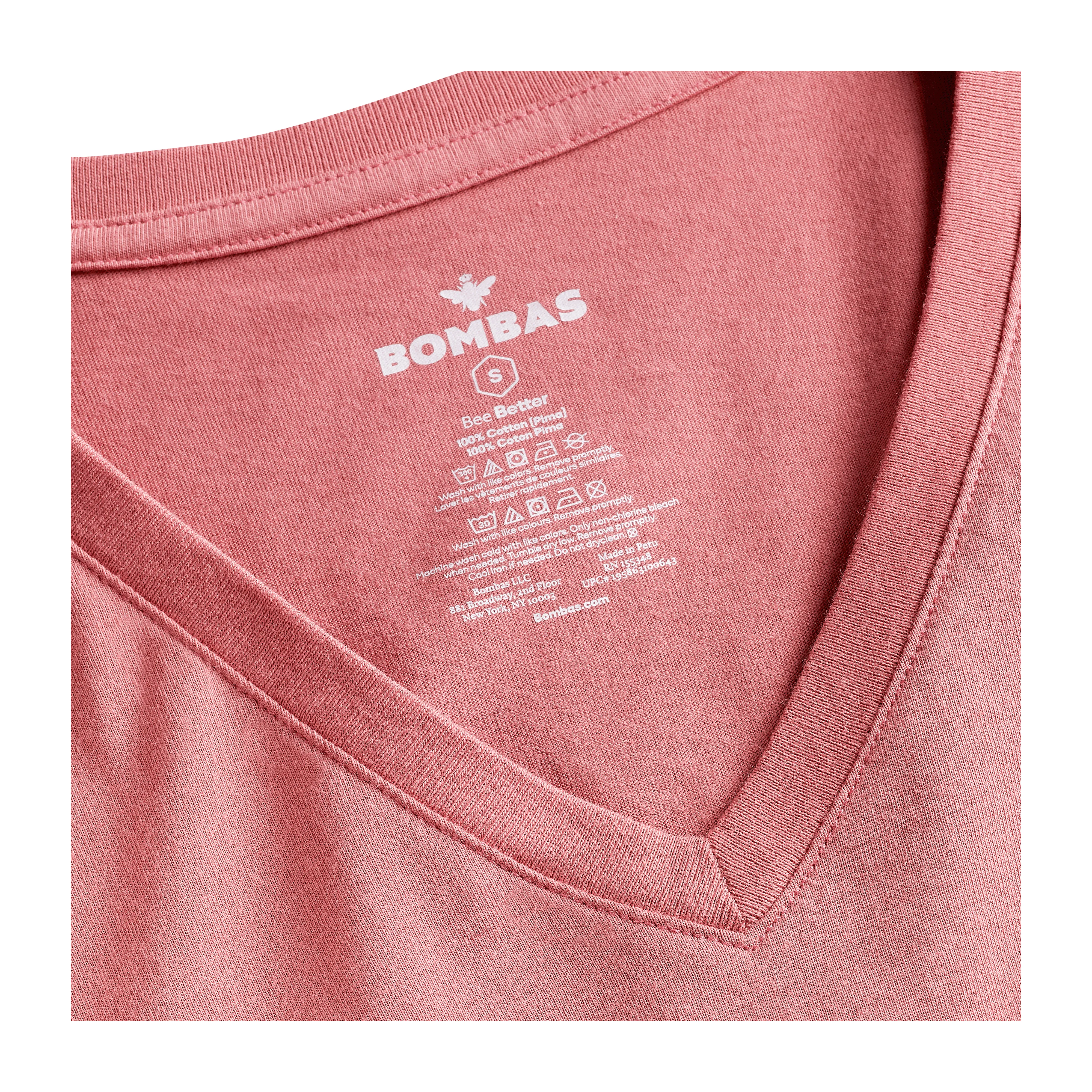 Women's Pima Cotton V-Neck T-Shirt 6-Pack sold by Bombas product image thumbnail 5