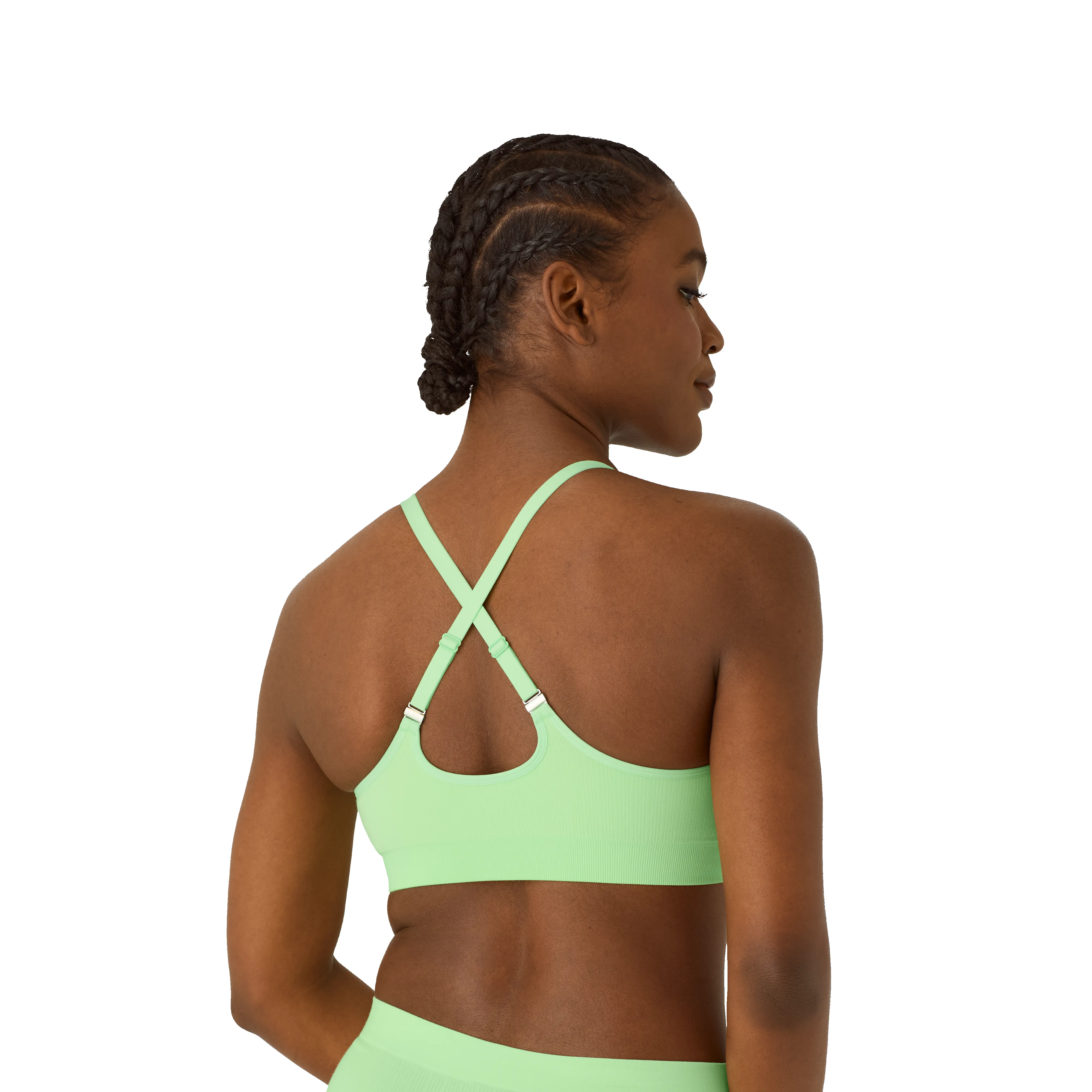 Women's Ribbed Seamless Scoop Bralette + Bikini sold by Bombas product image thumbnail 4
