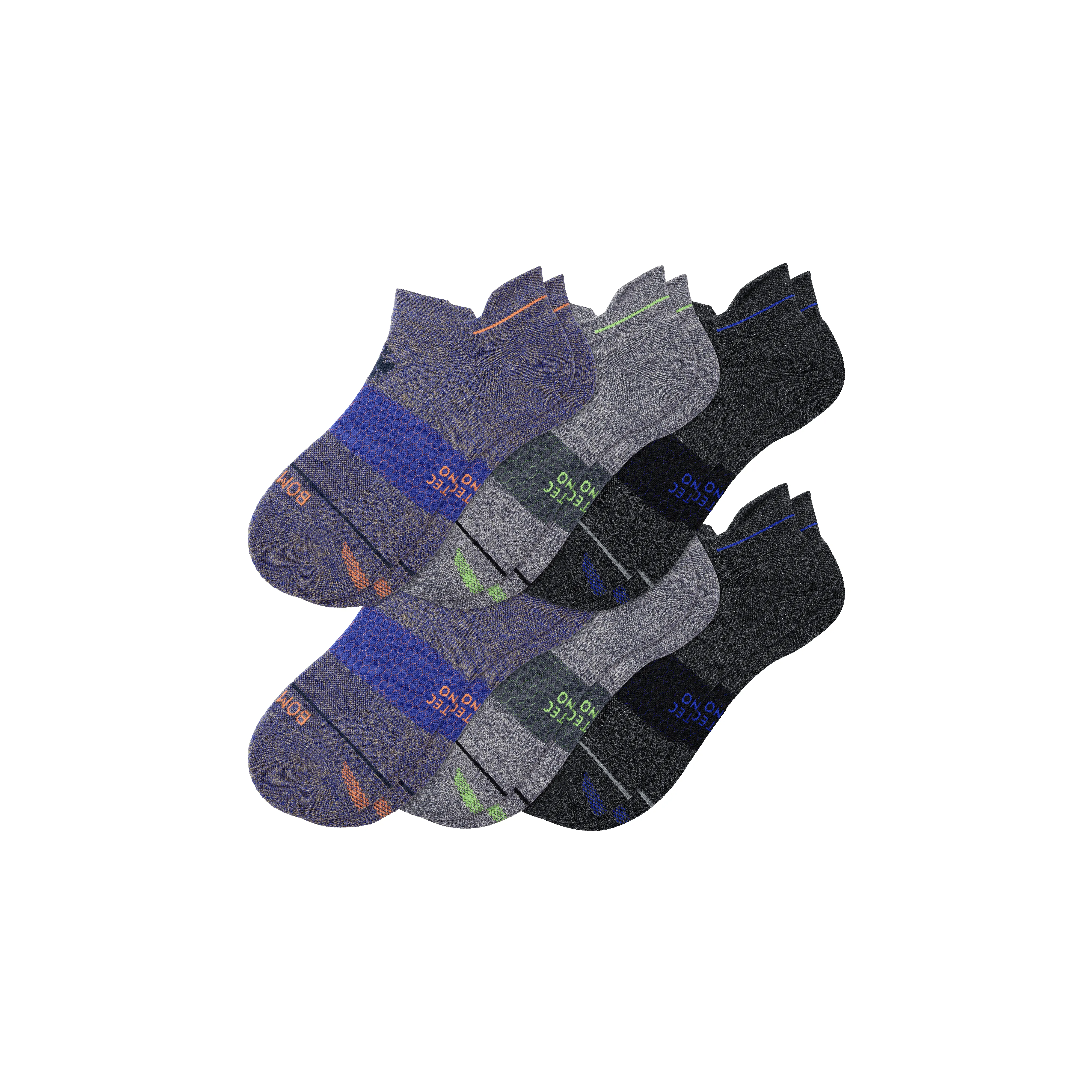 Women's Merino Wool Blend Athletic Ankle Sock 6-Pack sold by Bombas