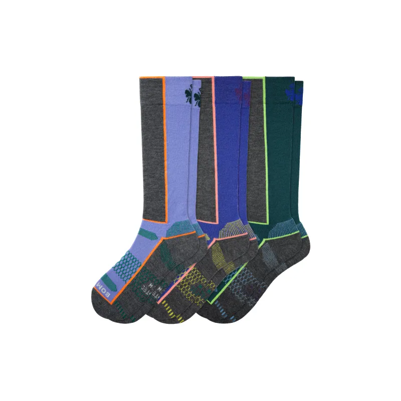 Women's Mid-Cushion Merino Wool Blend Ski & Snowboard Sock 3-Pack sold by Bombas