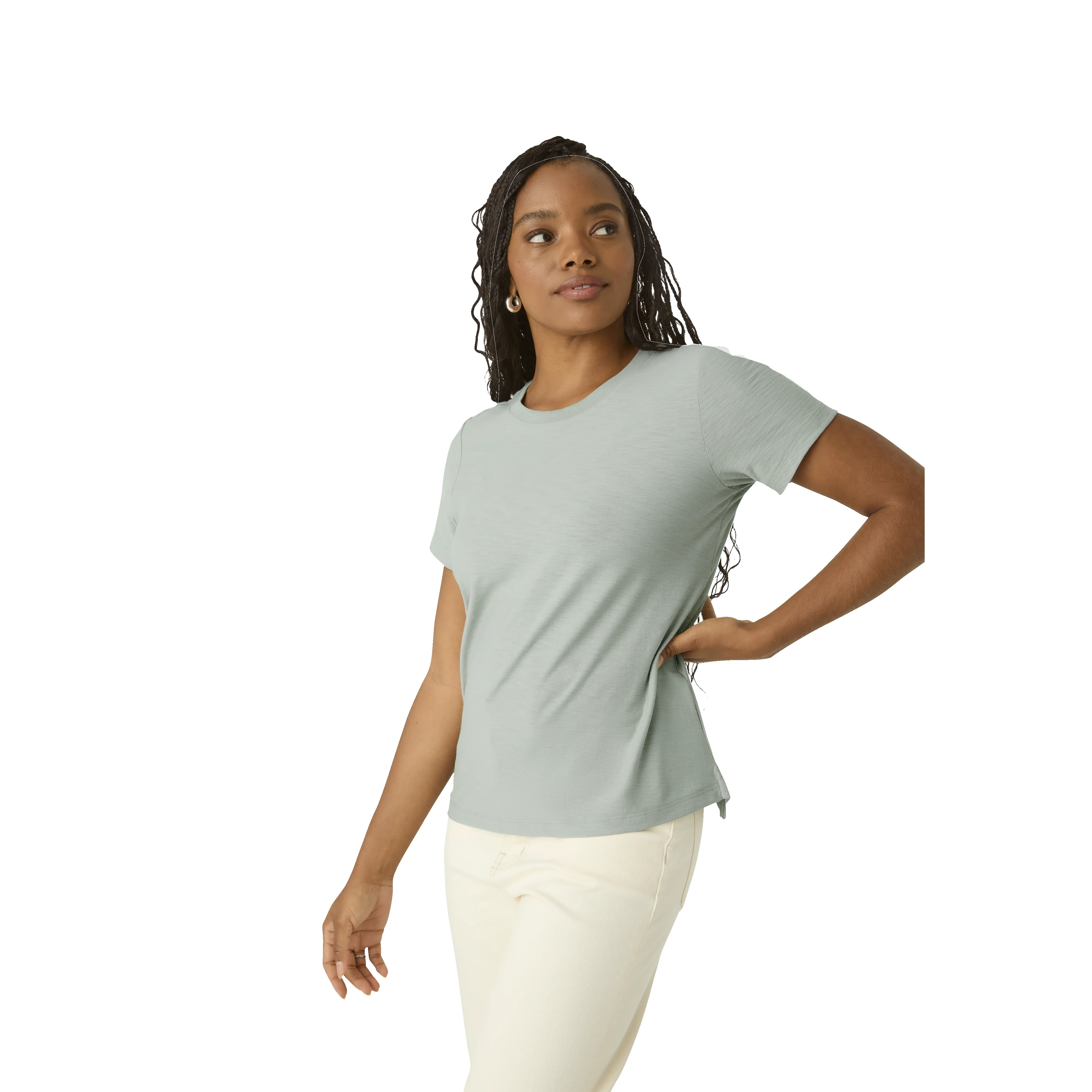 Women's Air Slub Crew Neck T-Shirt 3-Pack sold by Bombas product image thumbnail 2