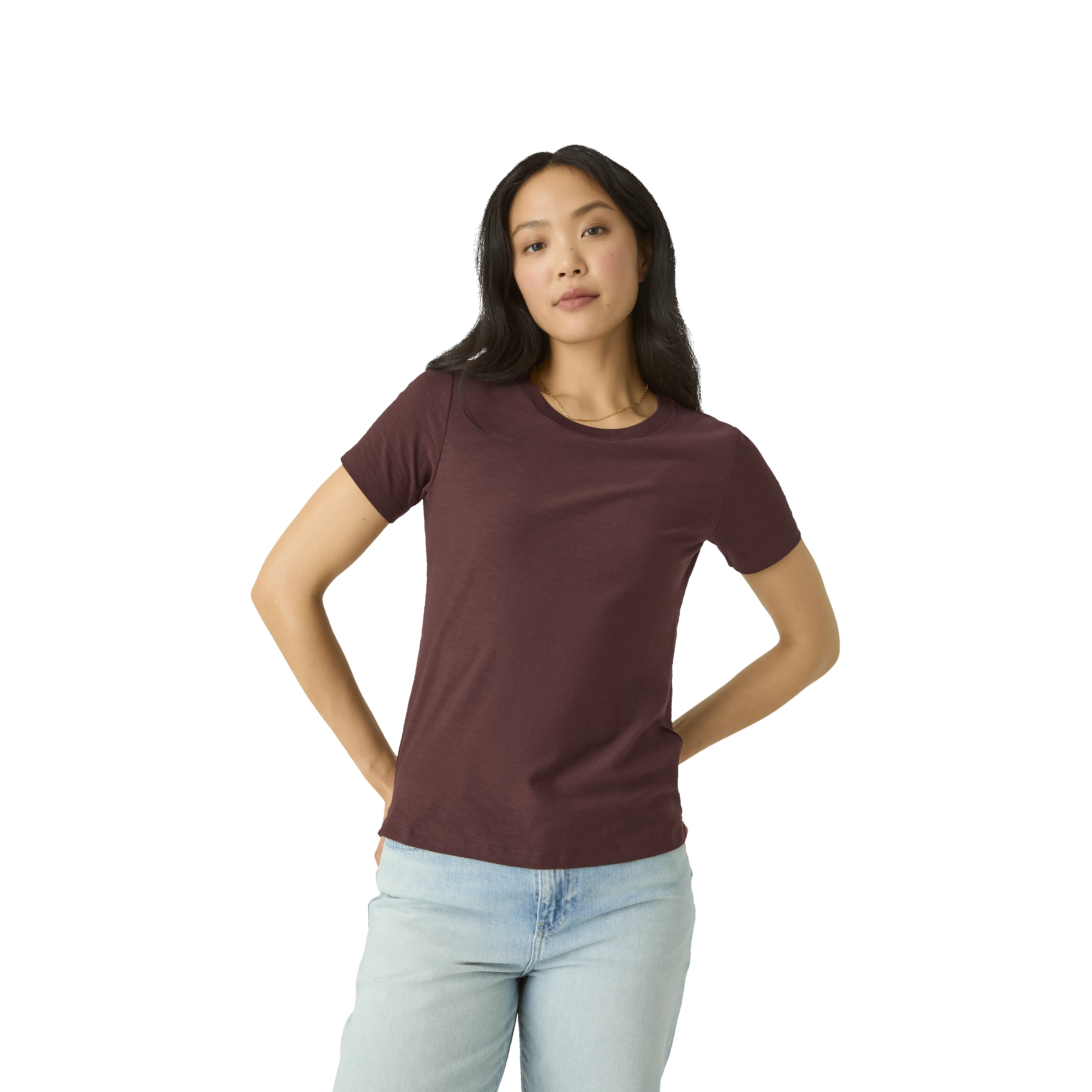 Women's Air Slub Crew Neck T-Shirt 3-Pack sold by Bombas