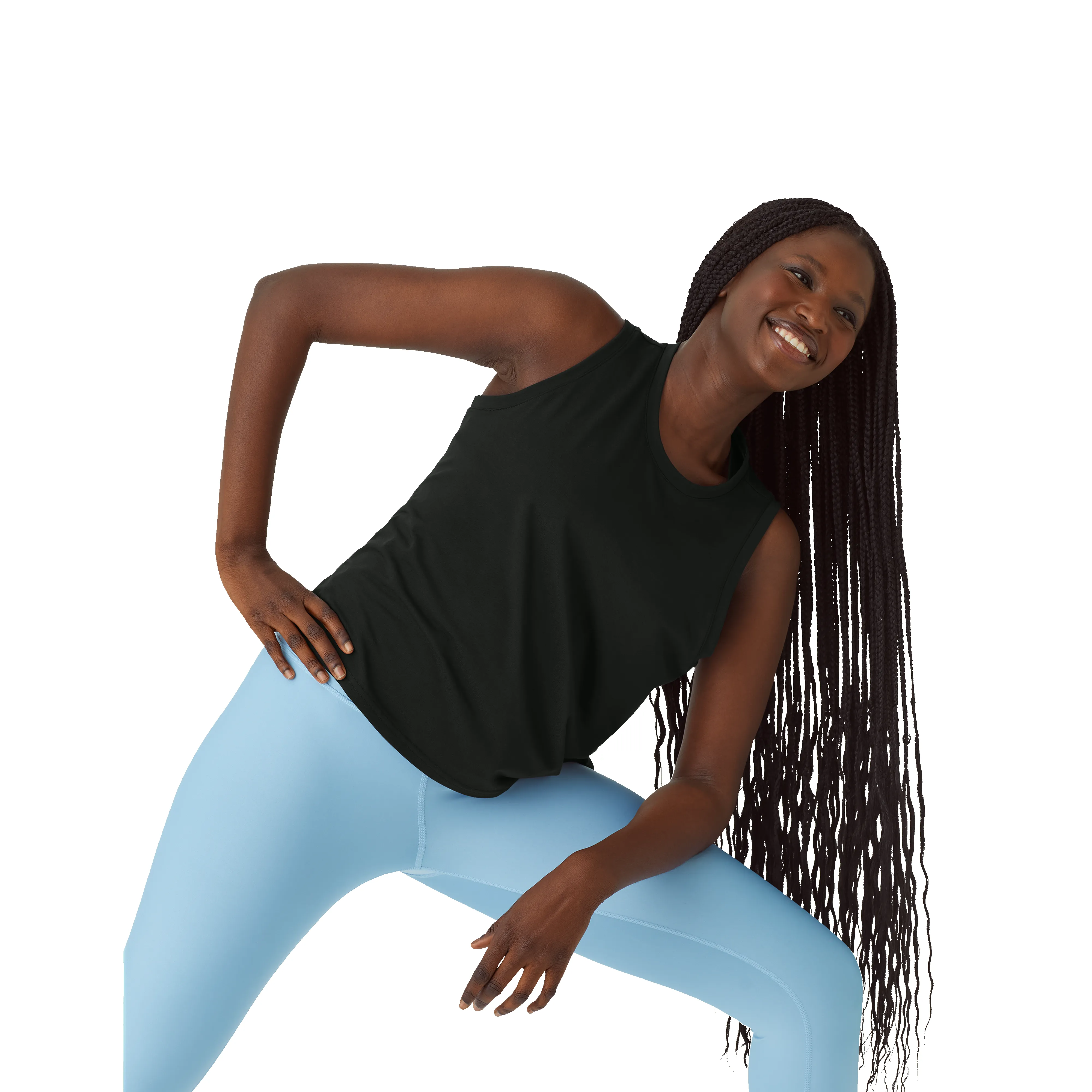 Women's Soft Tech Tank Top sold by Bombas product image thumbnail 4