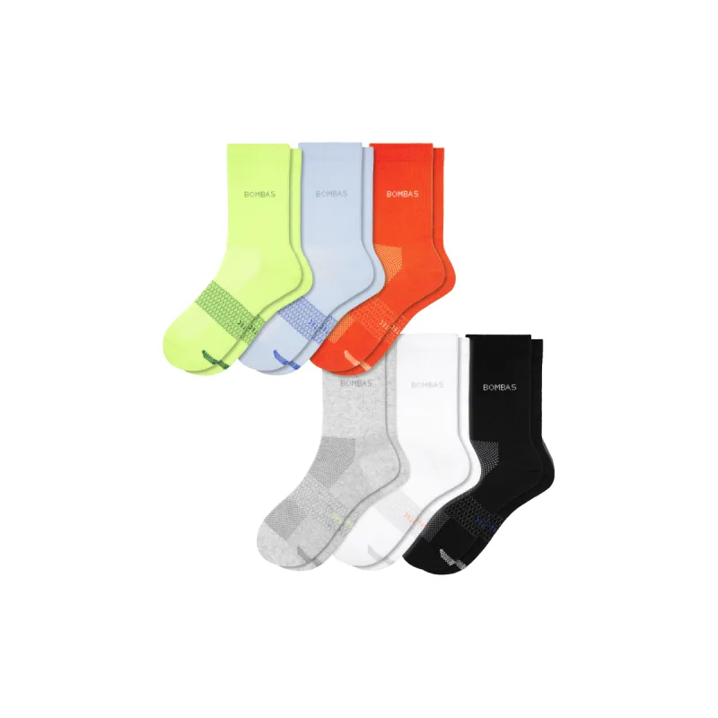 Women's Lightweight Athletic Half Calf Sock 6-Pack sold by Bombas