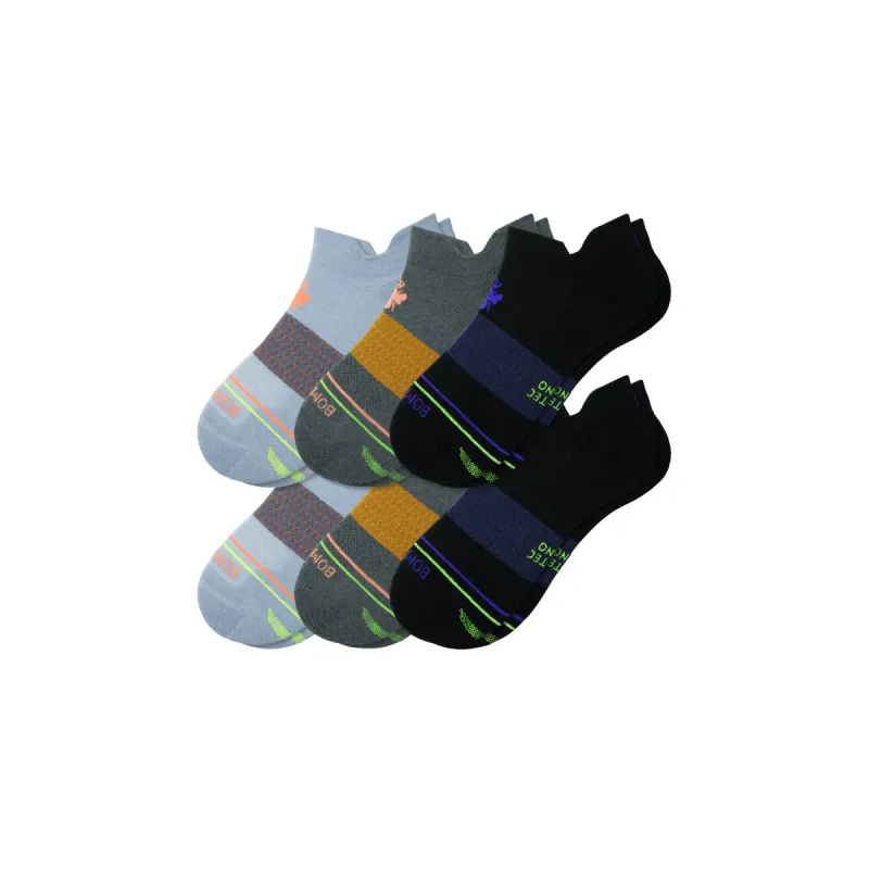 Men's Merino Wool Blend Athletic Ankle Sock 6-Pack sold by Bombas